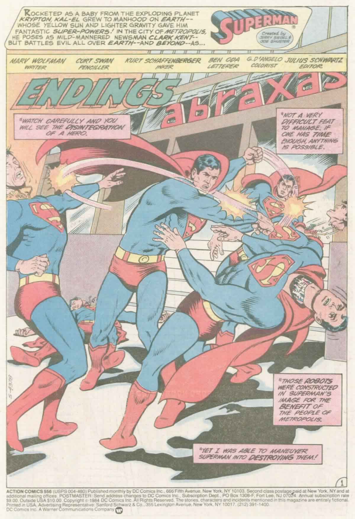 Read online Action Comics (1938) comic -  Issue #556 - 2