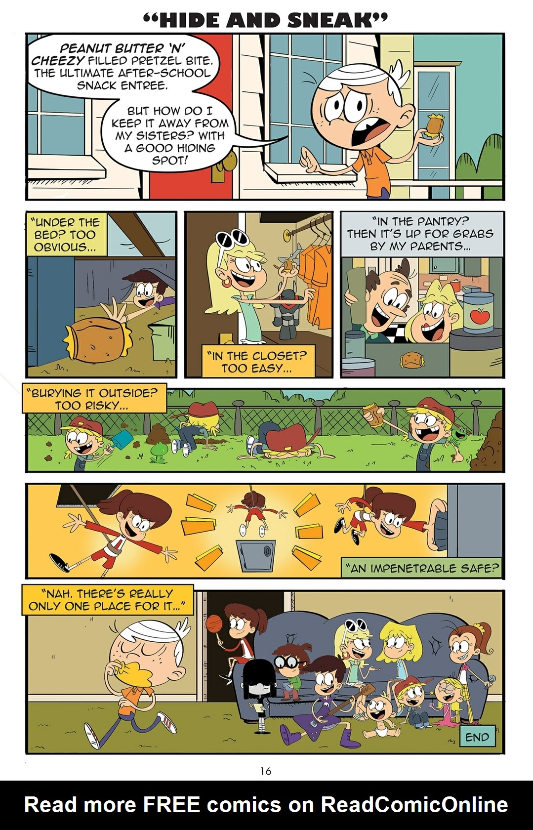 Read online The Loud House comic -  Issue #8 - 16