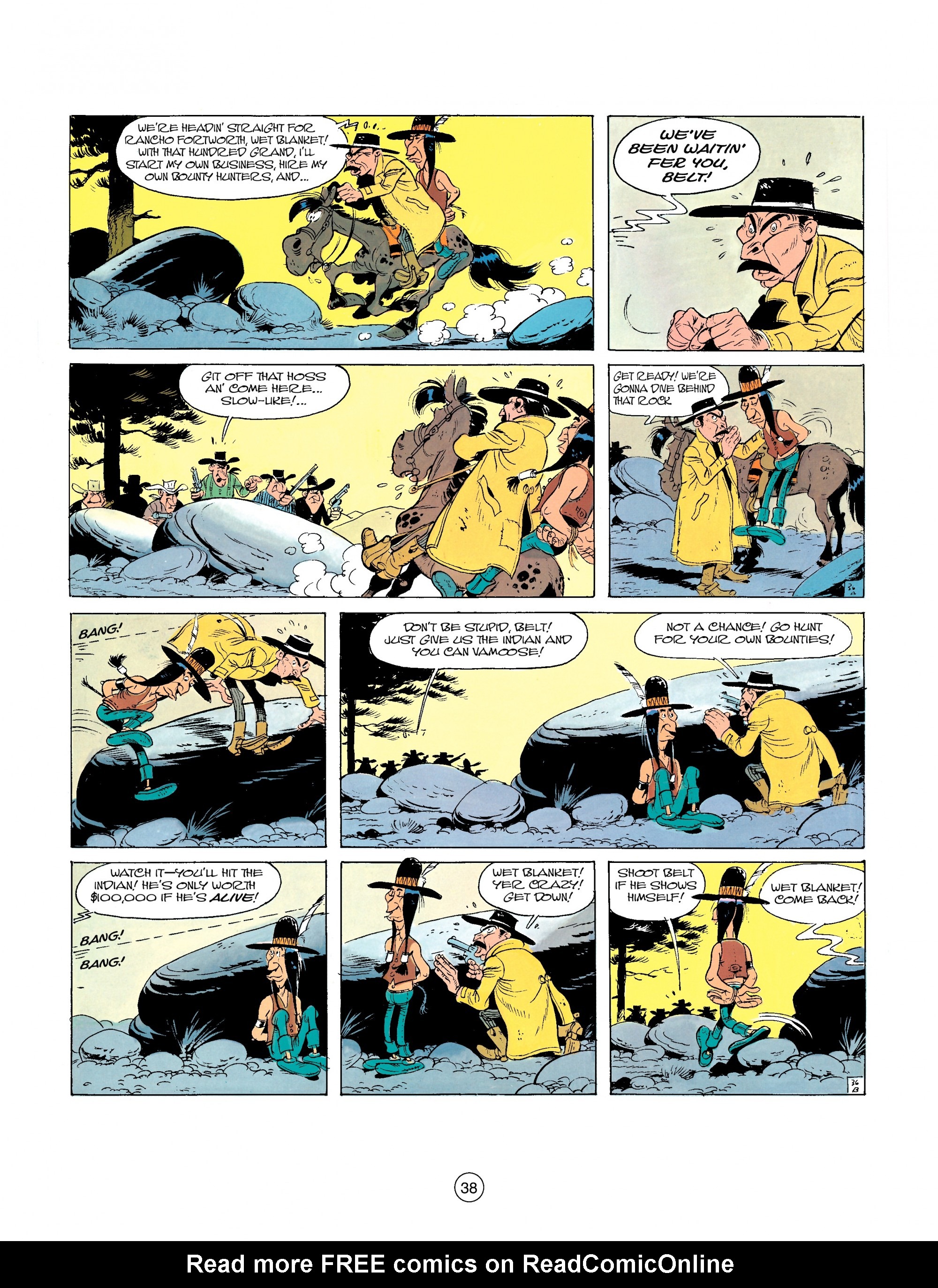 Read online A Lucky Luke Adventure comic -  Issue #26 - 38