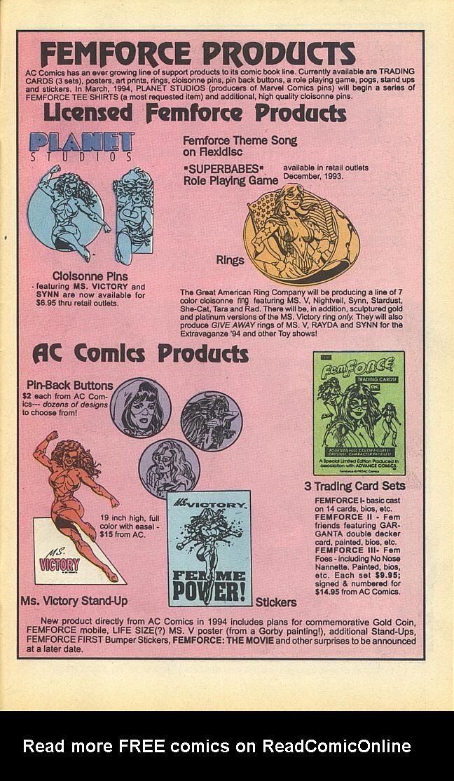 Read online Femforce comic -  Issue #68 - 31