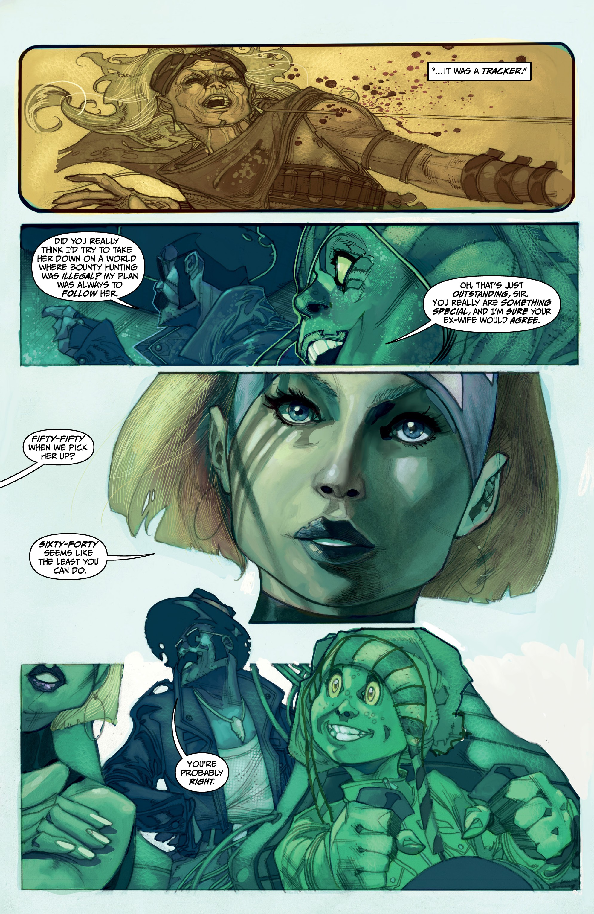 Read online Sharkey the Bounty Hunter comic -  Issue #3 - 23