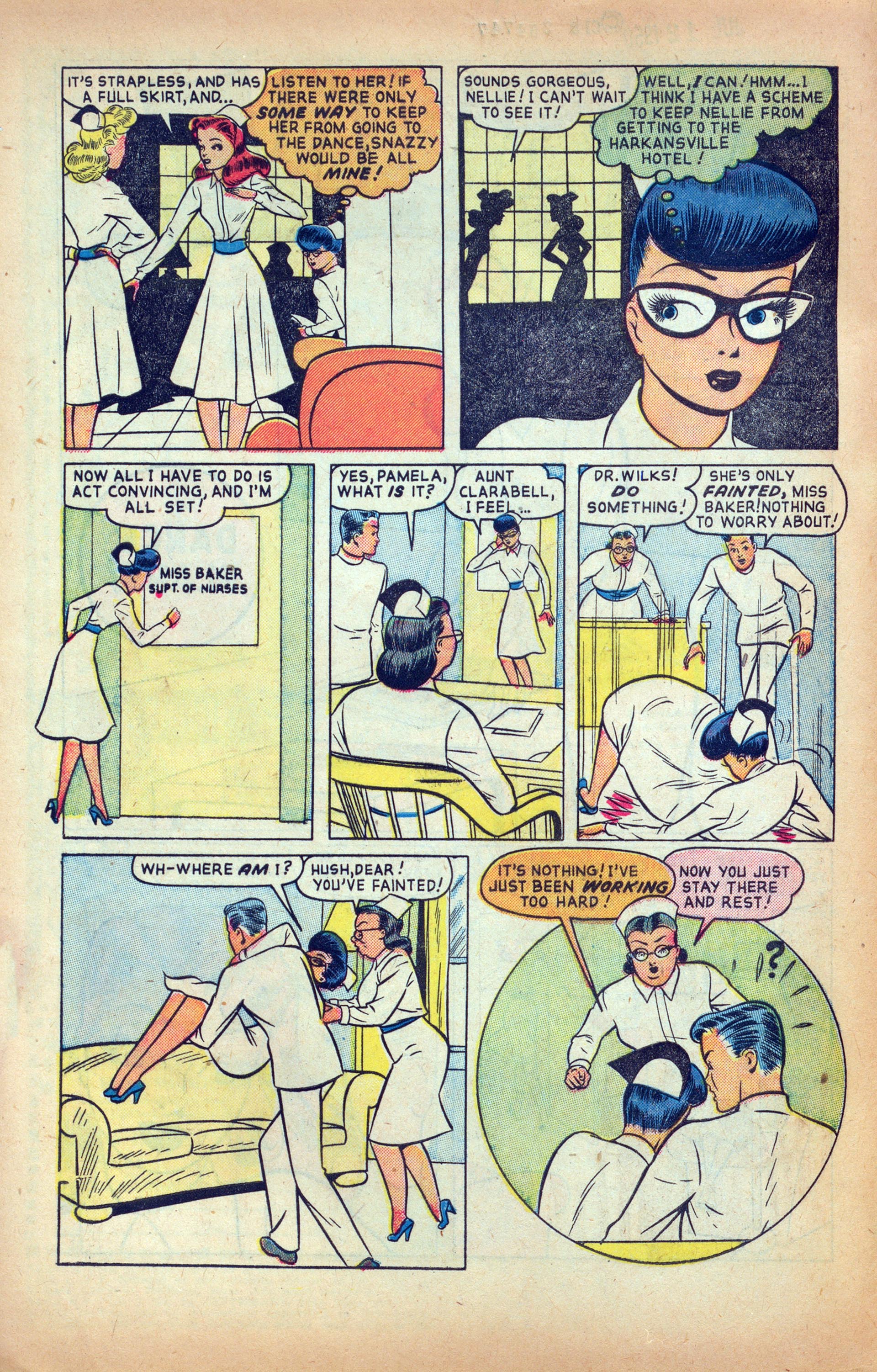 Read online Nellie The Nurse (1945) comic -  Issue #24 - 4