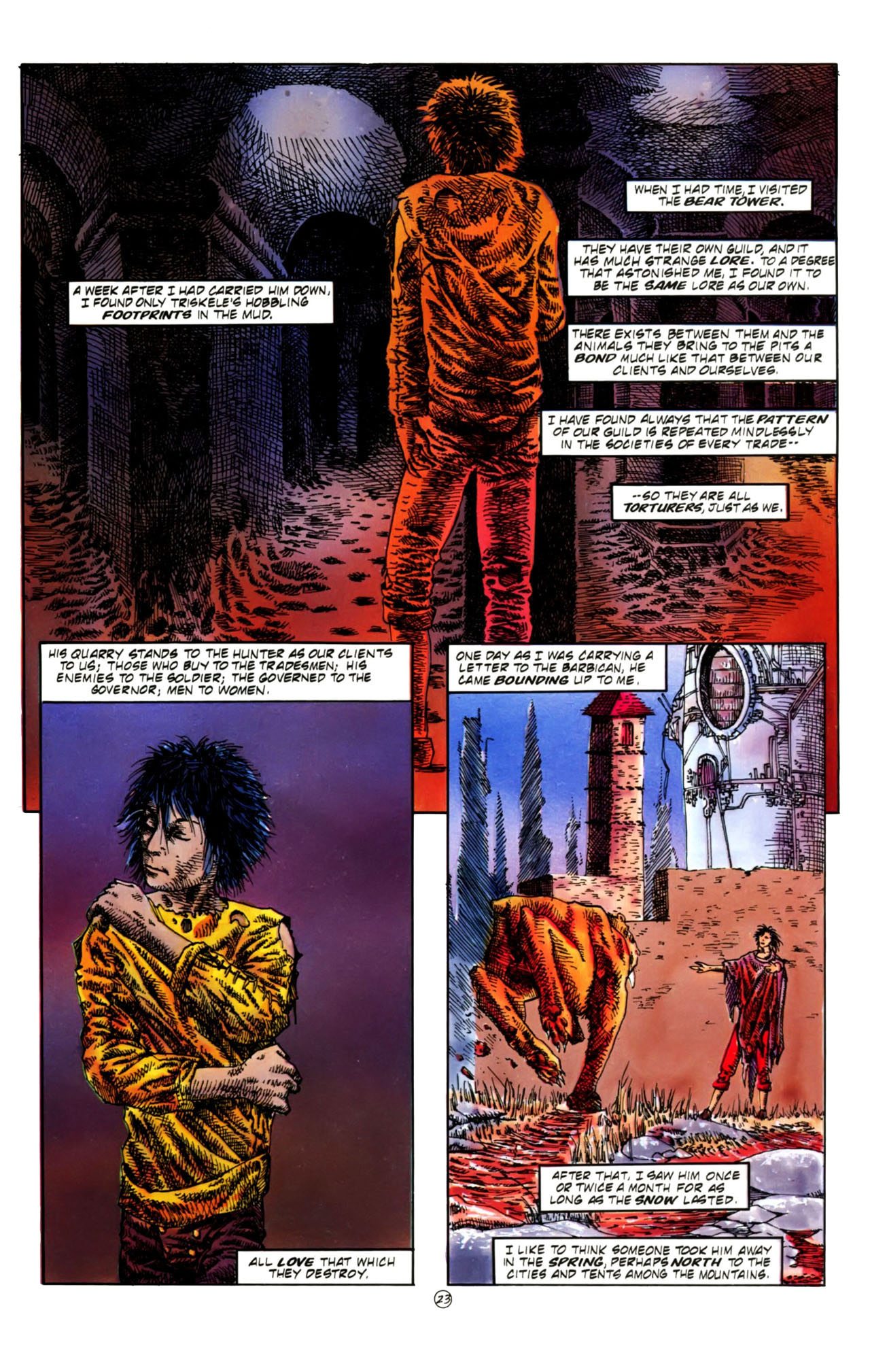 Read online Gene Wolfe's The Shadow Of The Torturer comic -  Issue #1 - 24