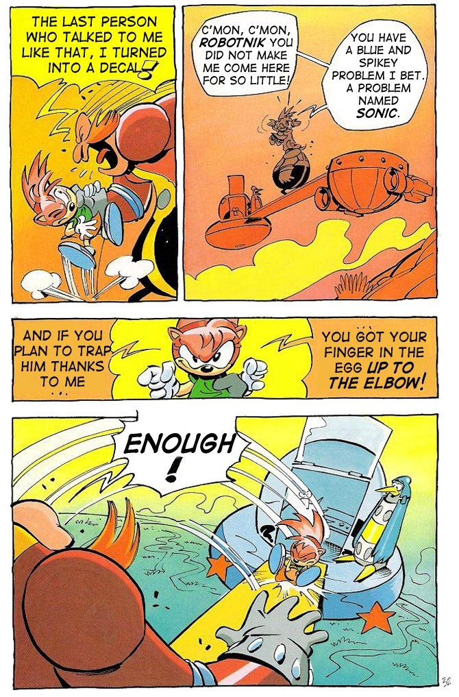 Read online Sonic Adventures: Dans Les Griffes De Robotnik comic -  Issue # Full - 35