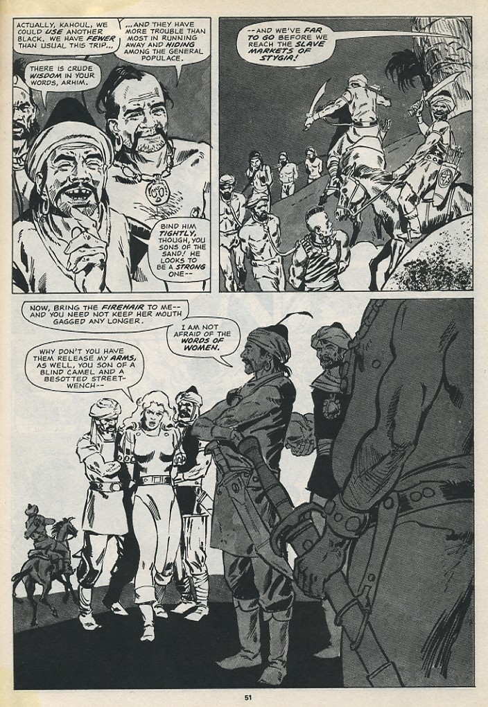 Read online The Savage Sword Of Conan comic -  Issue #194 - 53