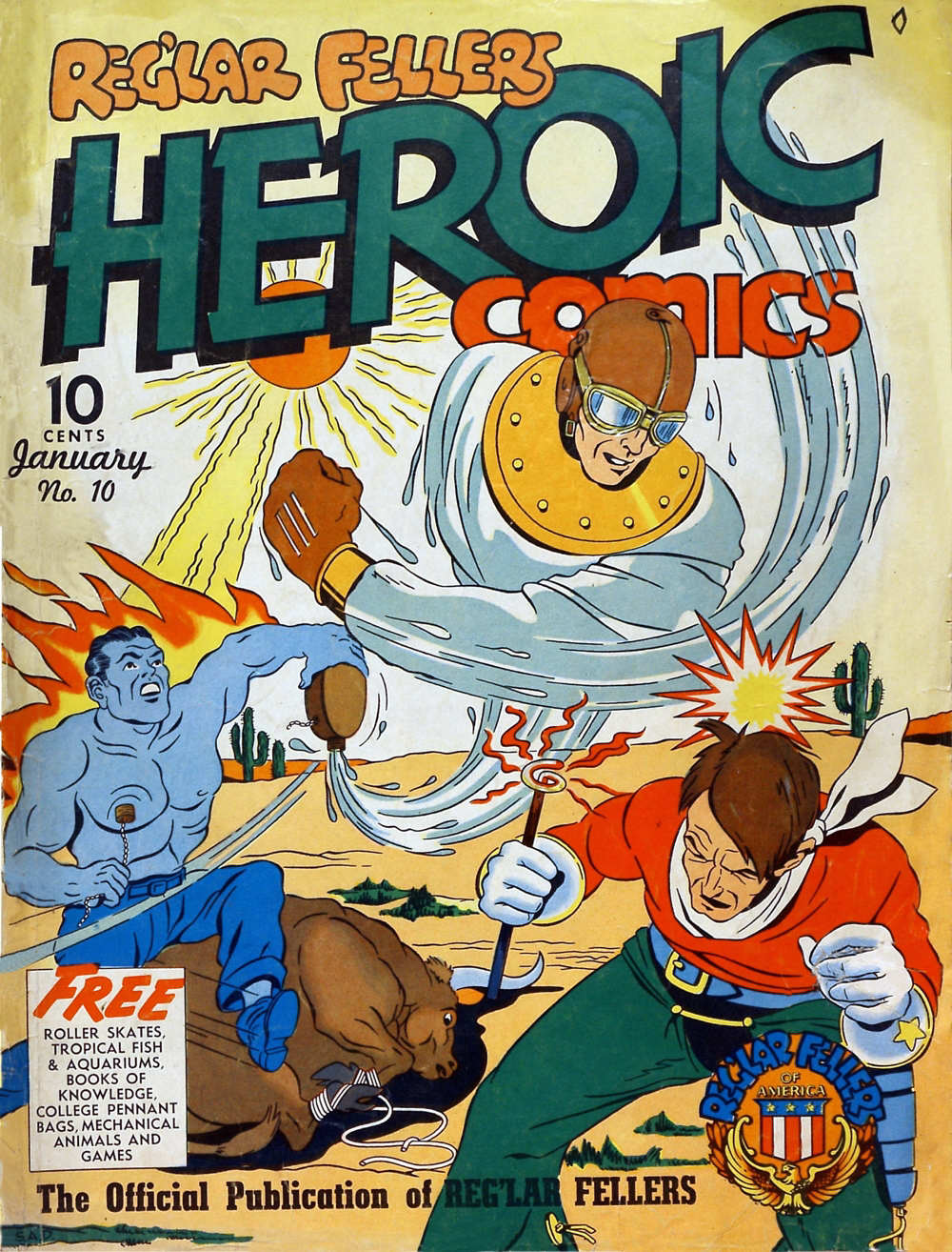 Read online Reg'lar Fellers Heroic Comics comic -  Issue #10 - 1
