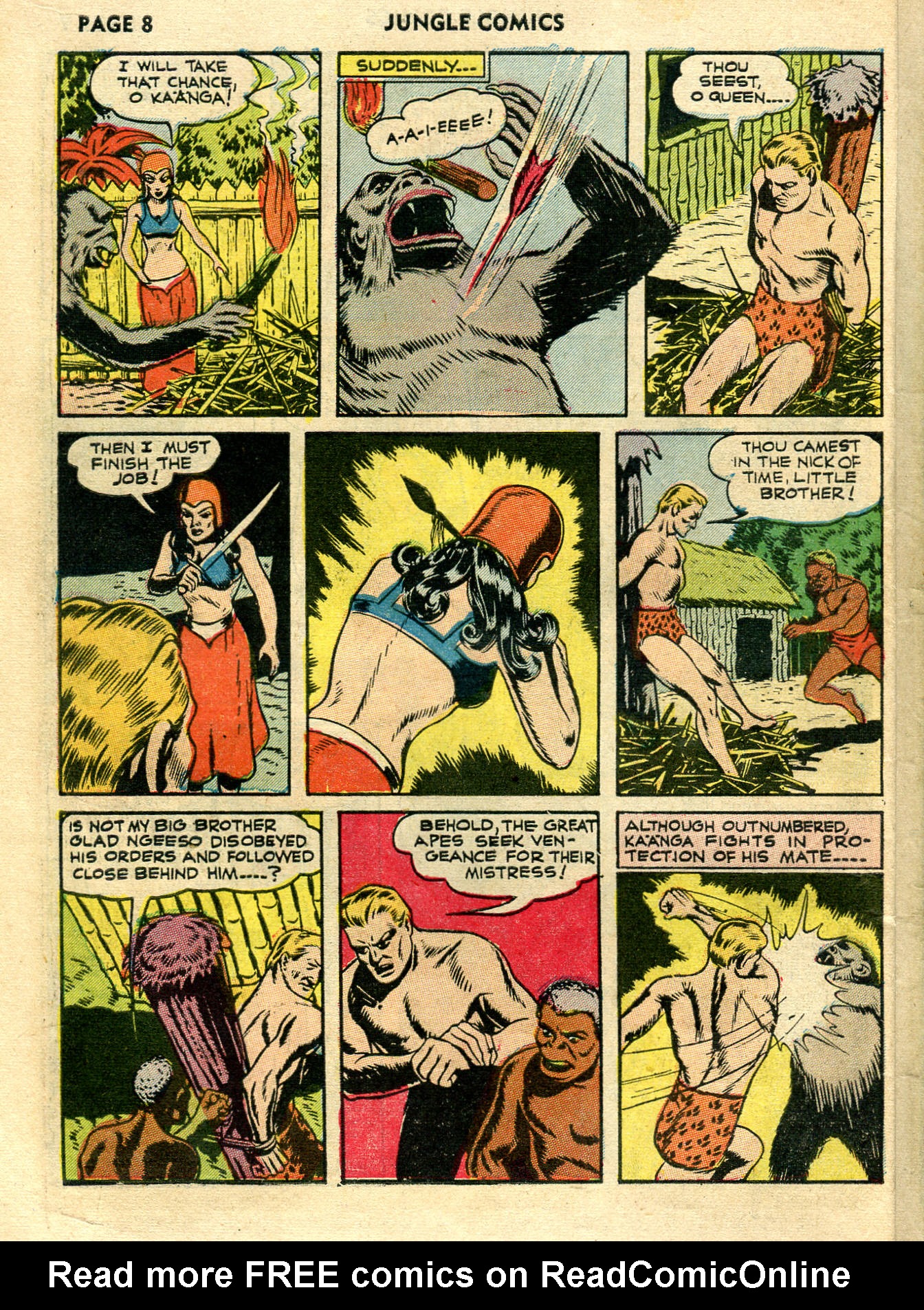 Read online Jungle Comics comic -  Issue #26 - 10