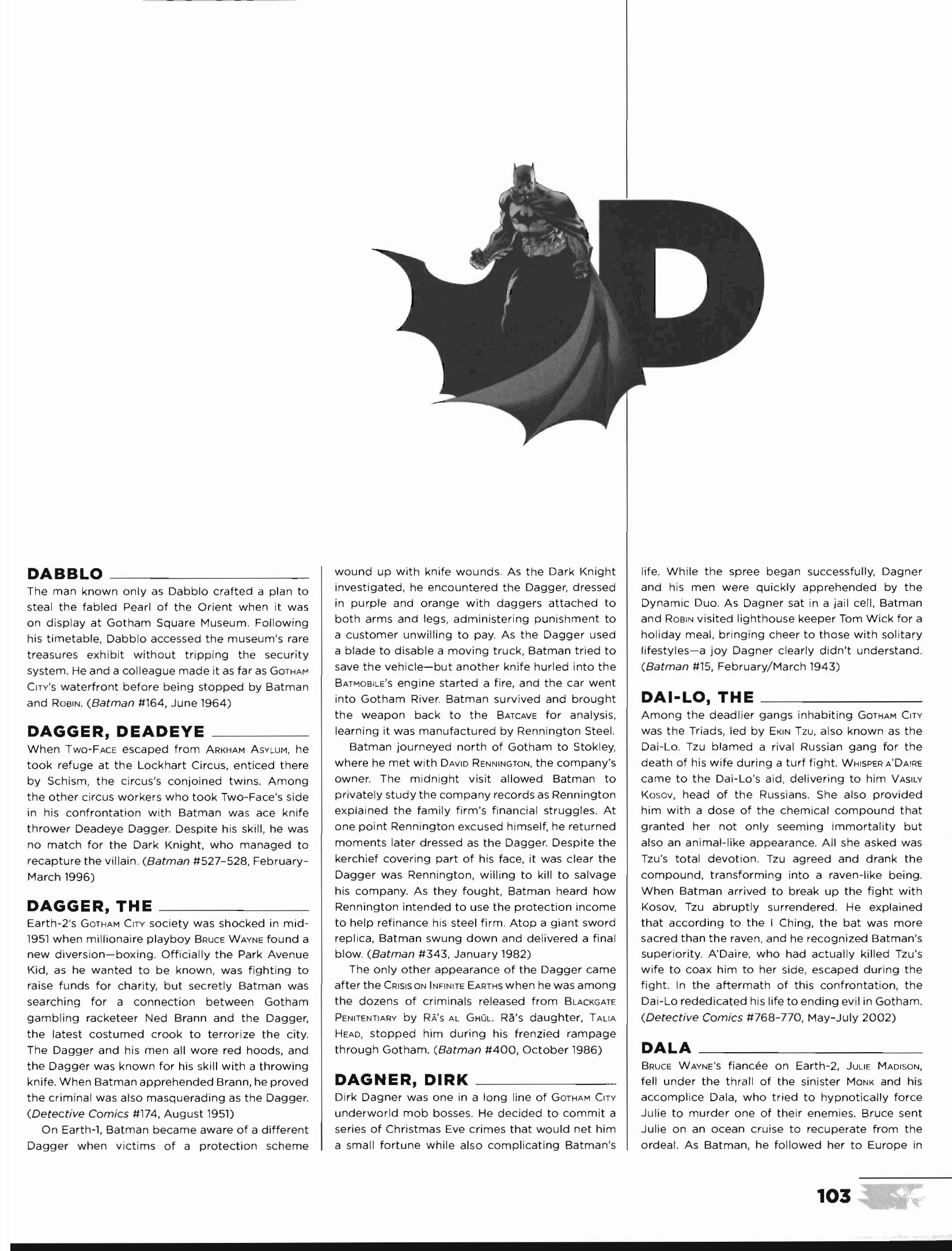 Read online The Essential Batman Encyclopedia comic -  Issue # TPB (Part 2) - 15