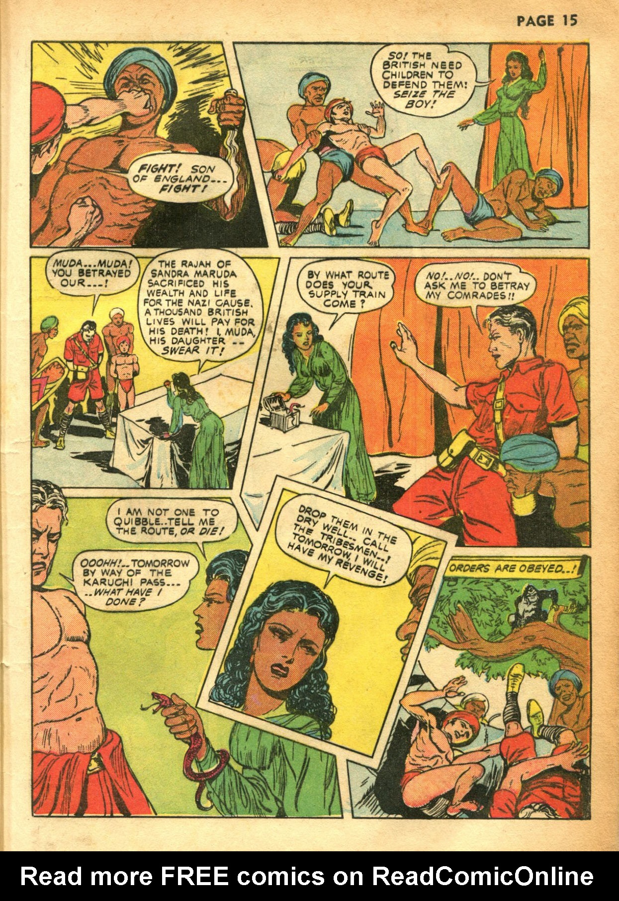 Read online Wambi Jungle Boy comic -  Issue #2 - 16