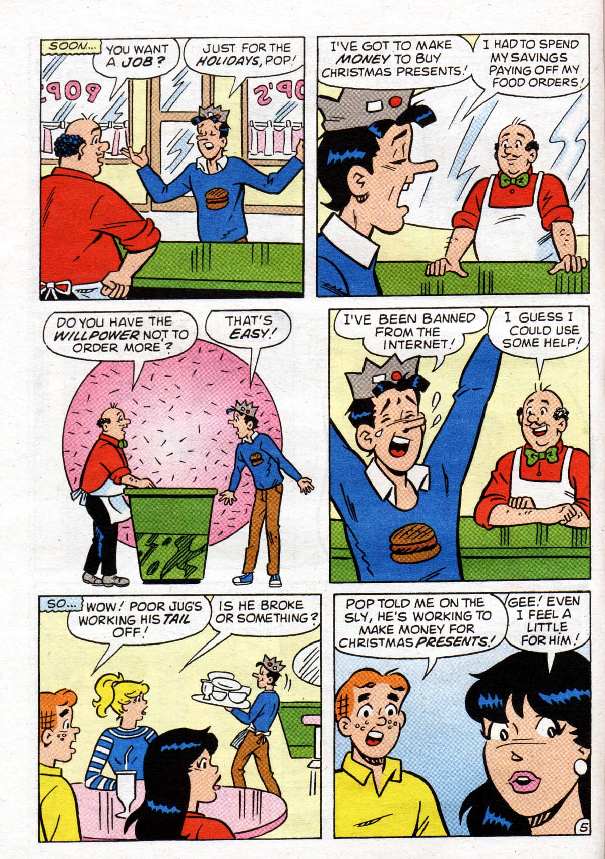 Read online Archie's Holiday Fun Digest comic -  Issue #7 - 35