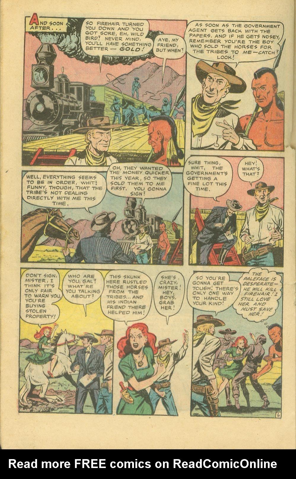 Read online Pioneer West Romances comic -  Issue #6 - 20