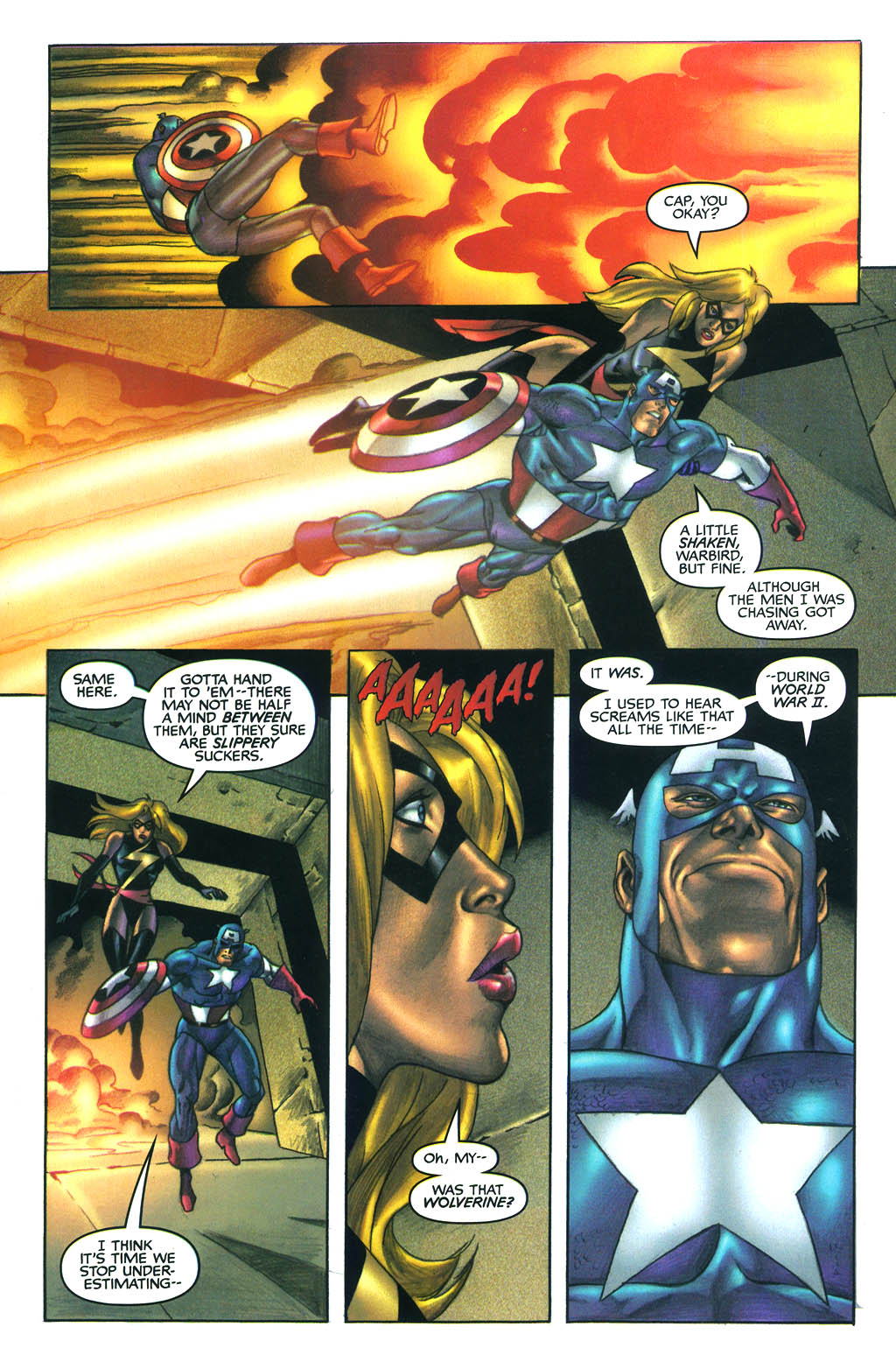 Read online Wolverine/Captain America comic -  Issue #2 - 21
