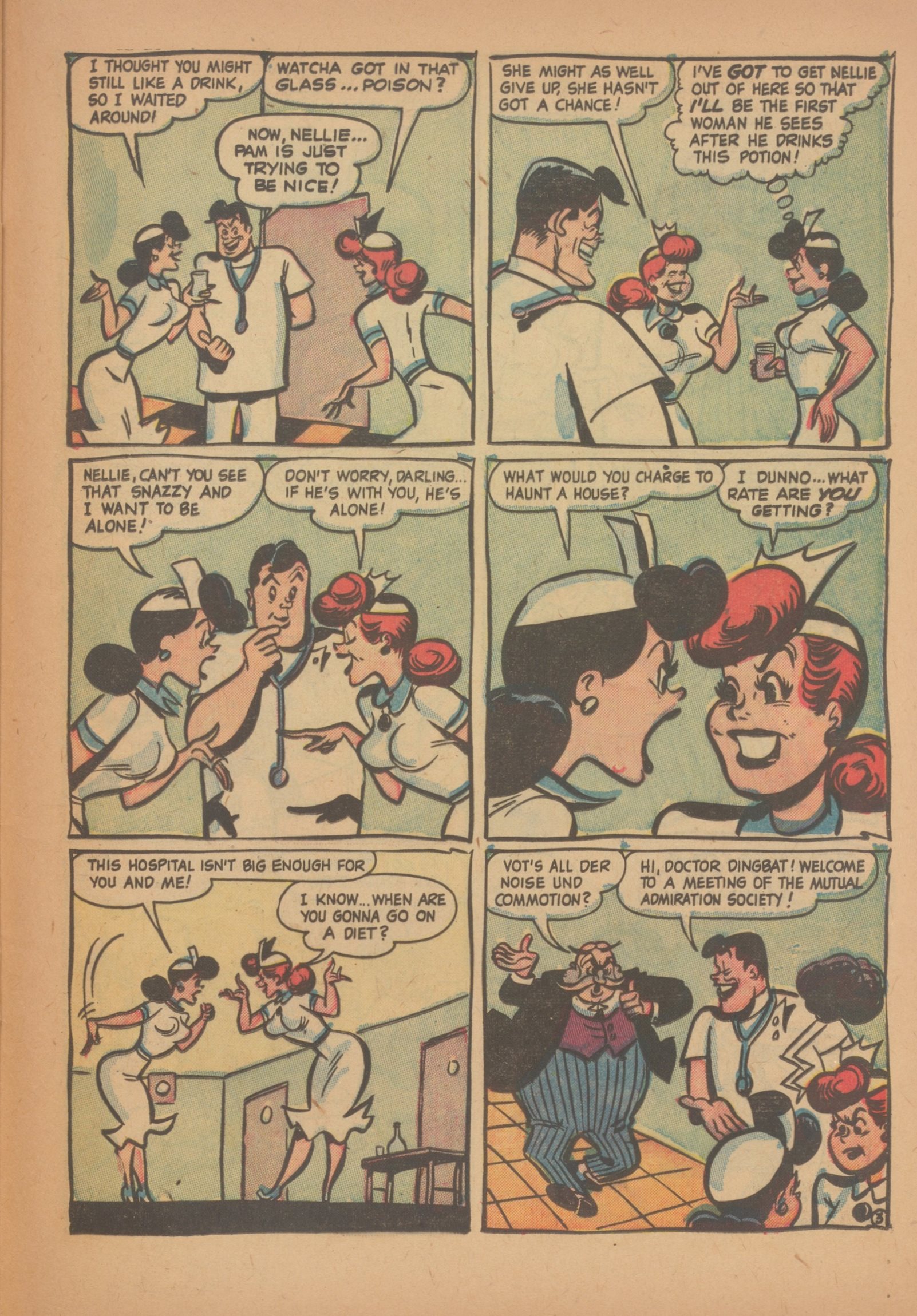 Read online Nellie The Nurse (1945) comic -  Issue #34 - 25
