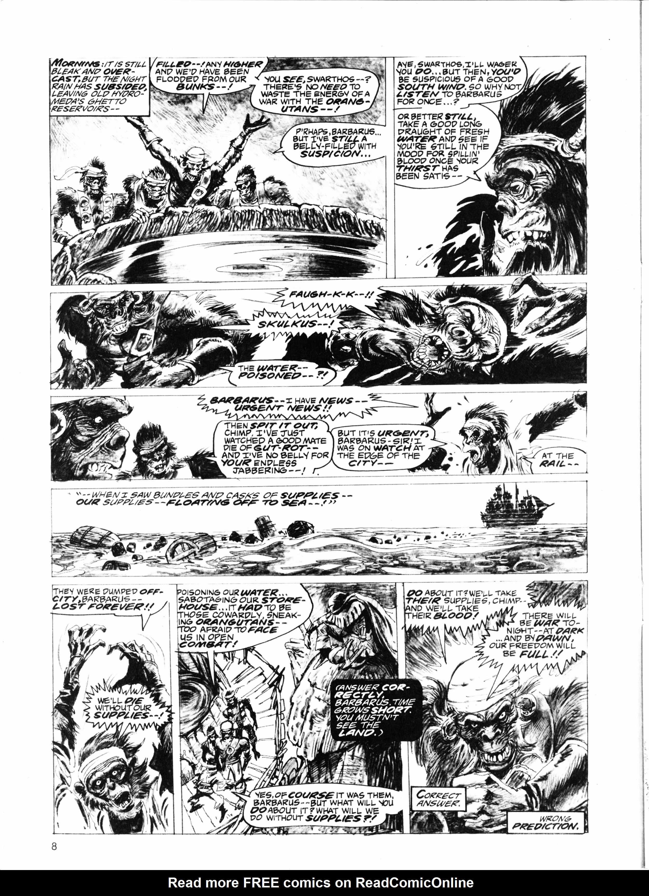 Read online Planet of the Apes (1974) comic -  Issue #48 - 8