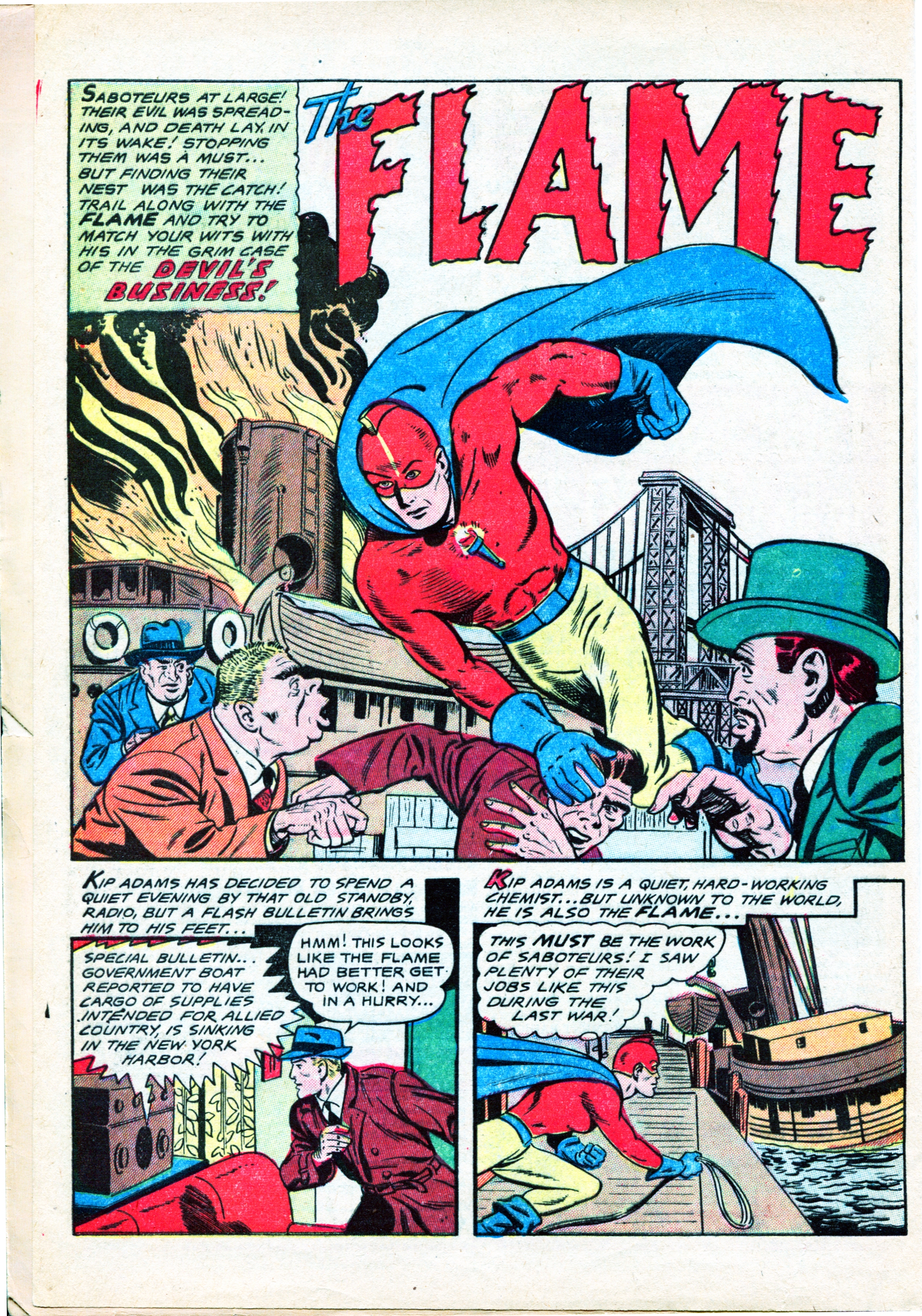 Read online The Flame comic -  Issue #3 - 5