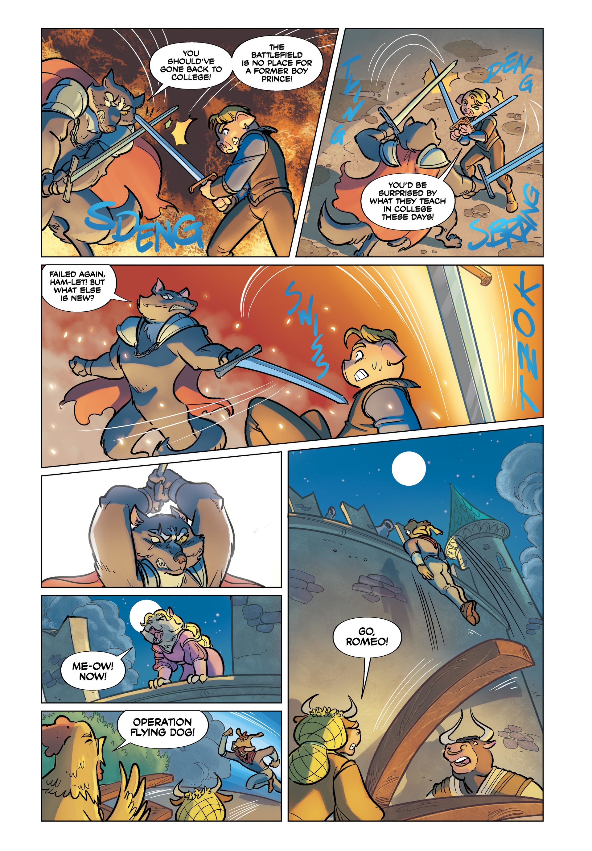 Read online Ham-let: A Shakespearean Mash-up comic -  Issue # Full - 53