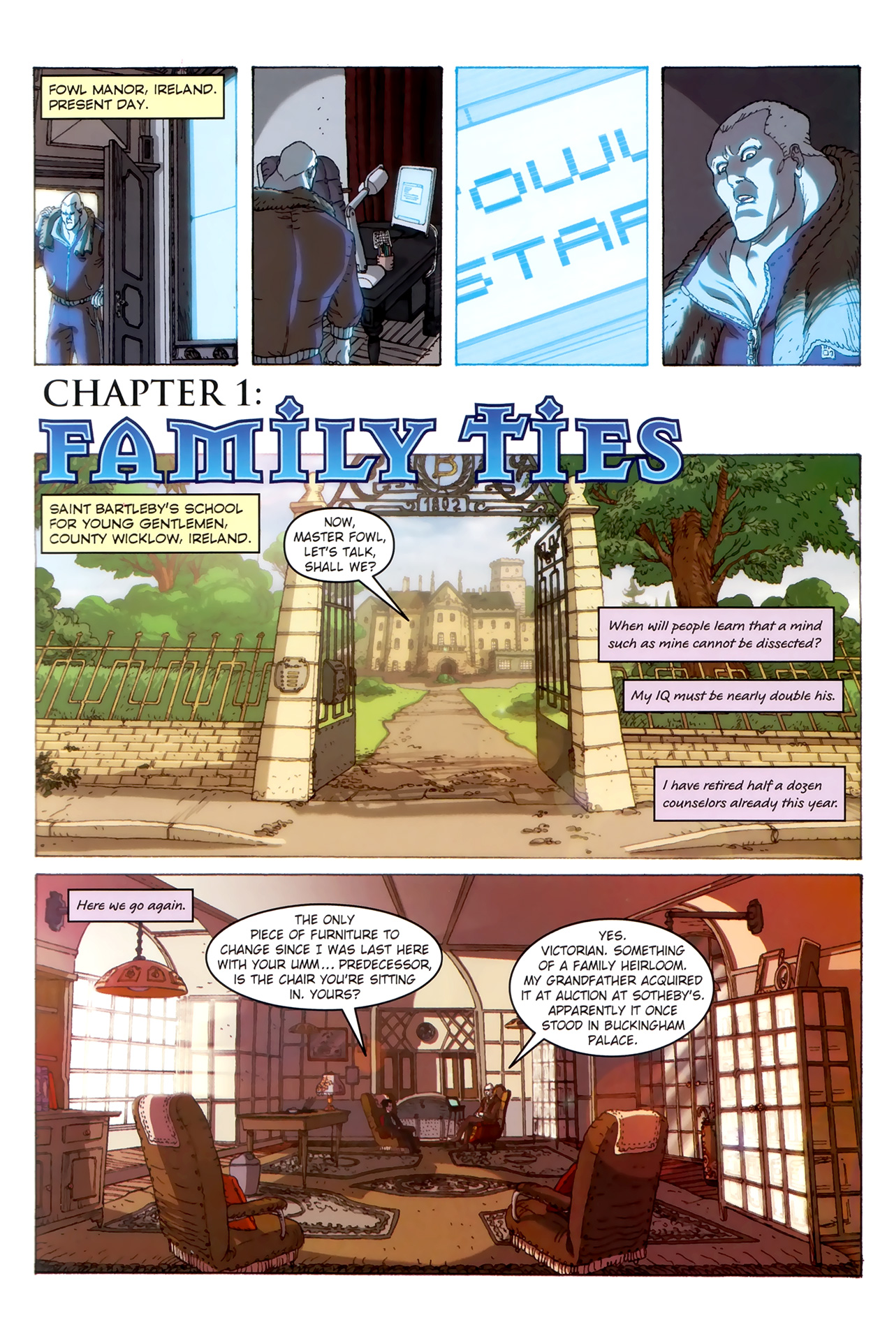 Read online Artemis Fowl: The Arctic Incident comic -  Issue # TPB - 12