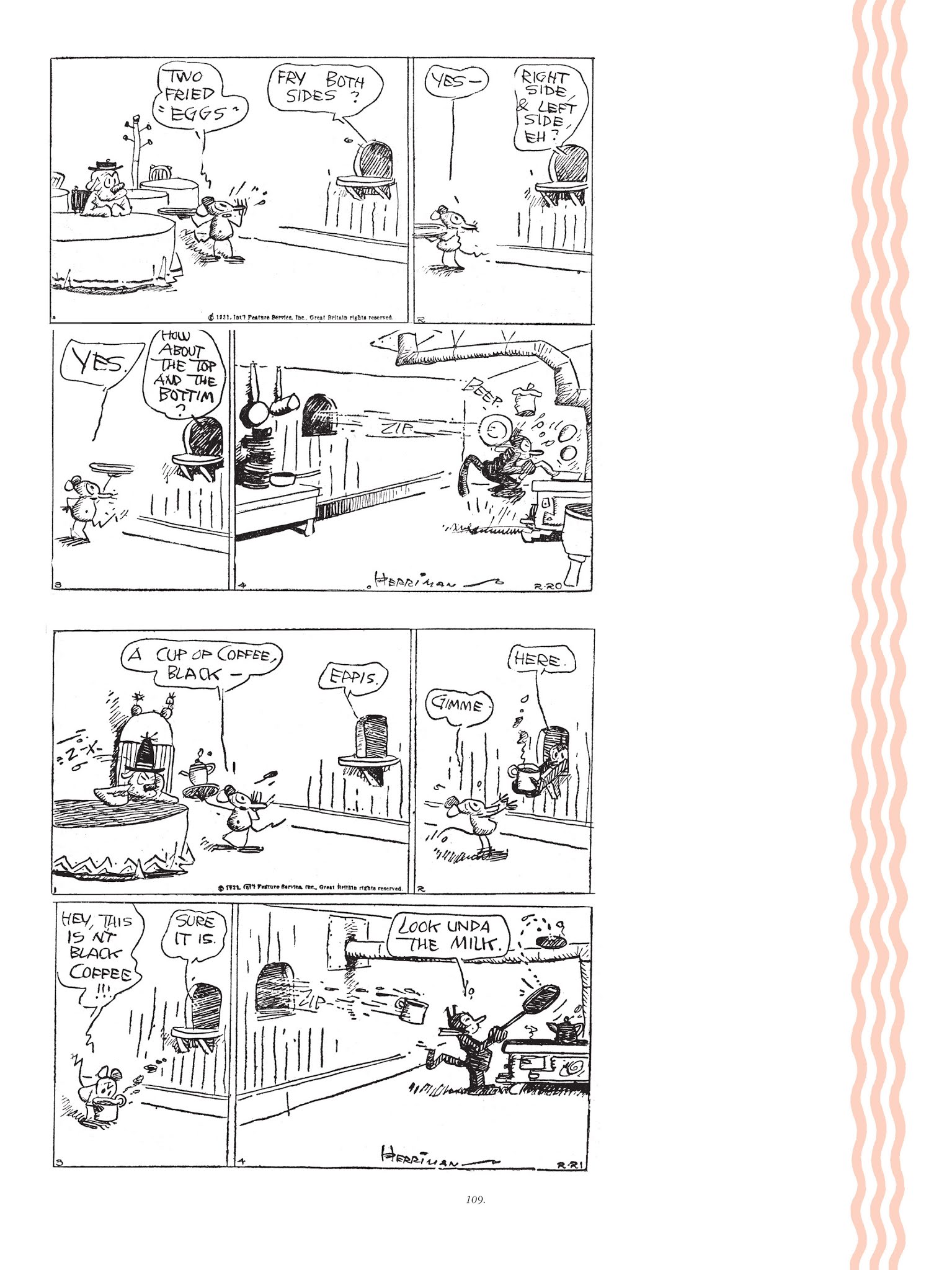 Read online Krazy & Ignatz comic -  Issue # TPB 7 - 106