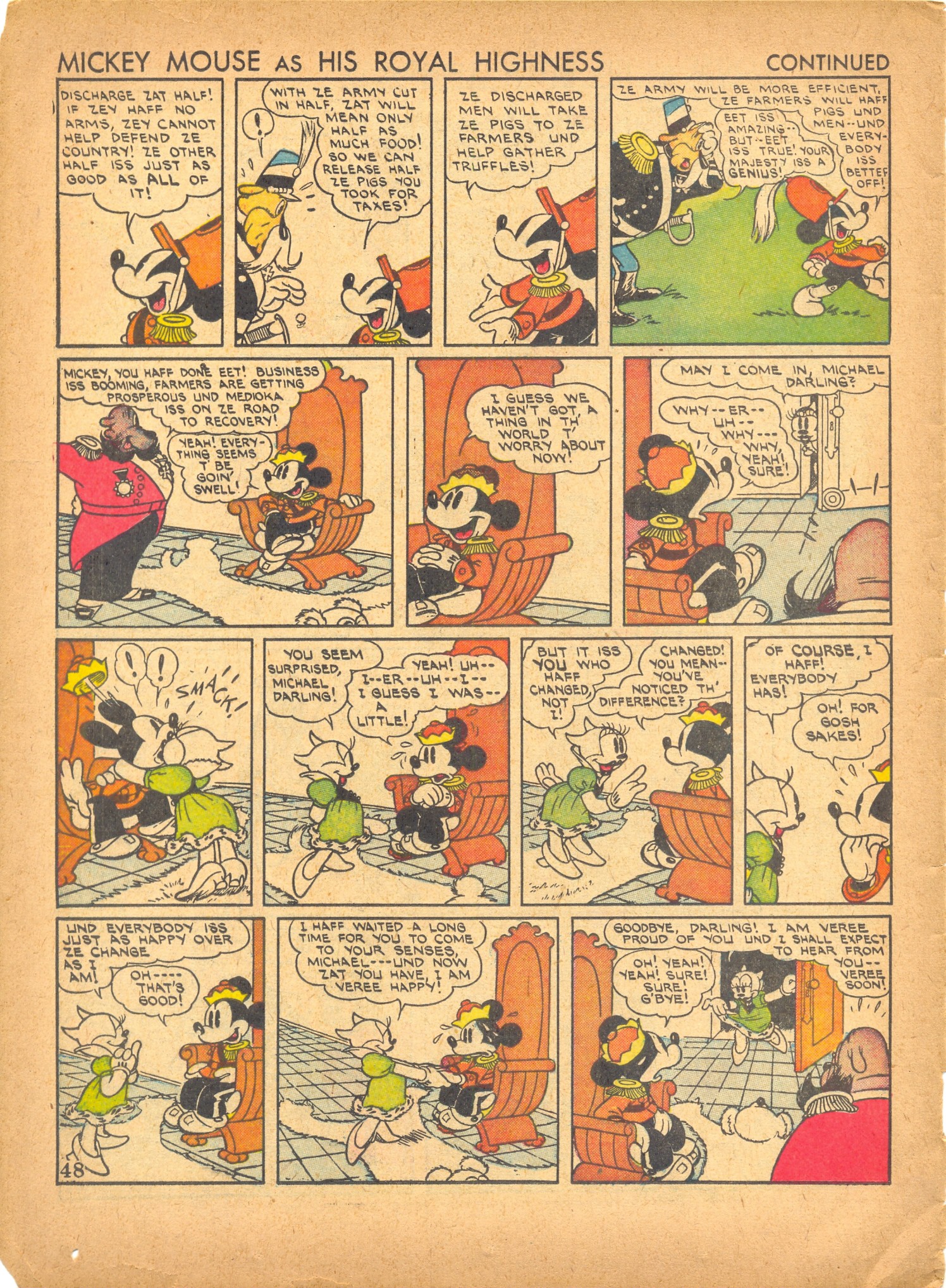 Read online Walt Disney's Comics and Stories comic -  Issue #7 - 50