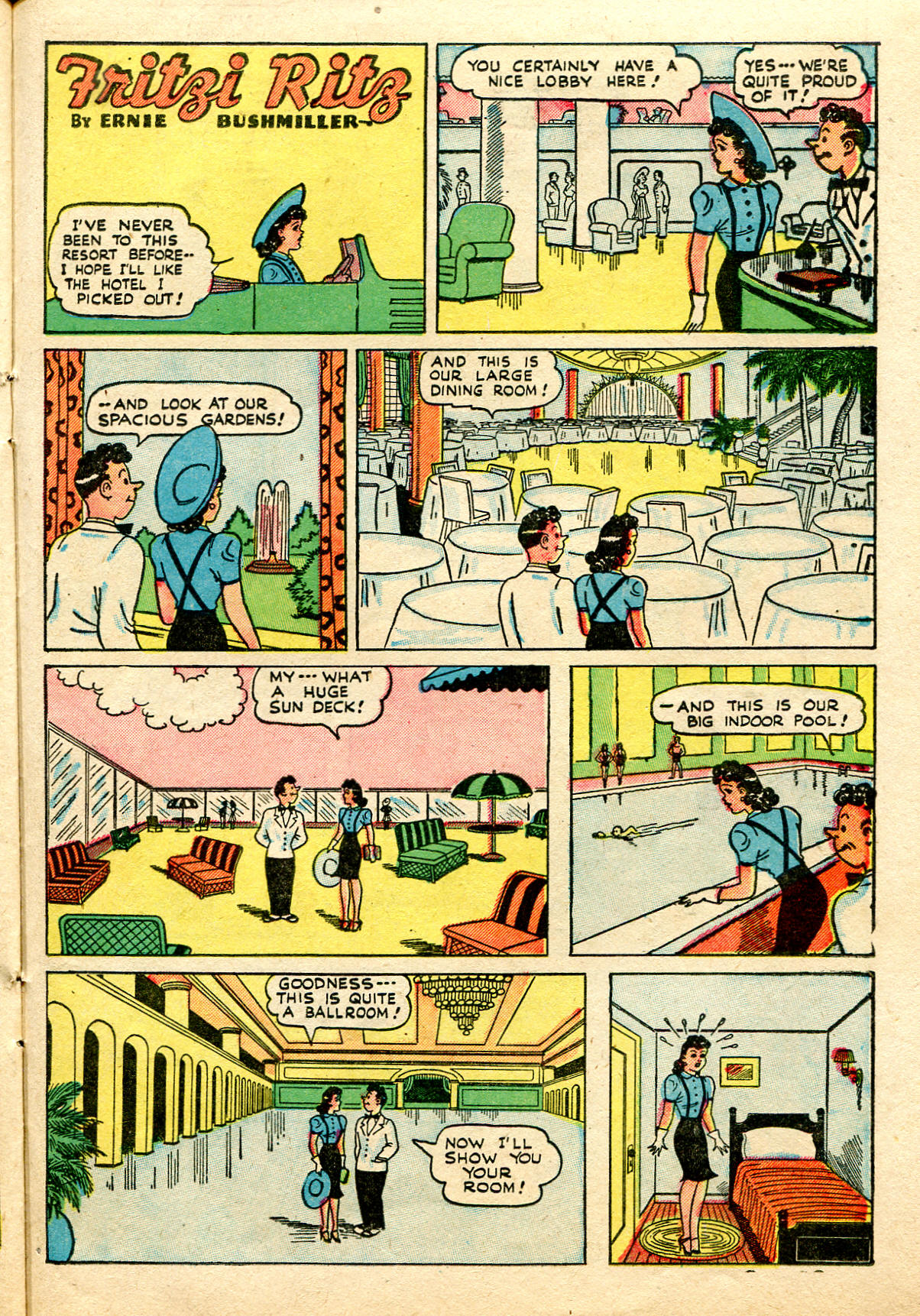 Read online Fritzi Ritz (1948) comic -  Issue #7 - 23
