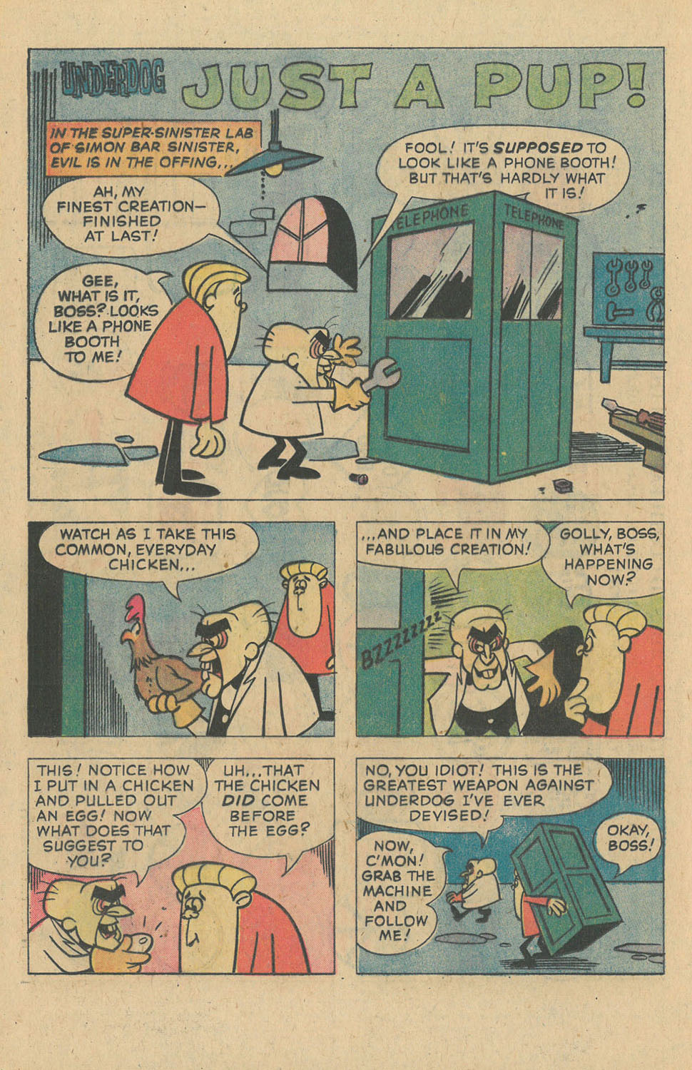Read online Underdog (1975) comic -  Issue #9 - 19