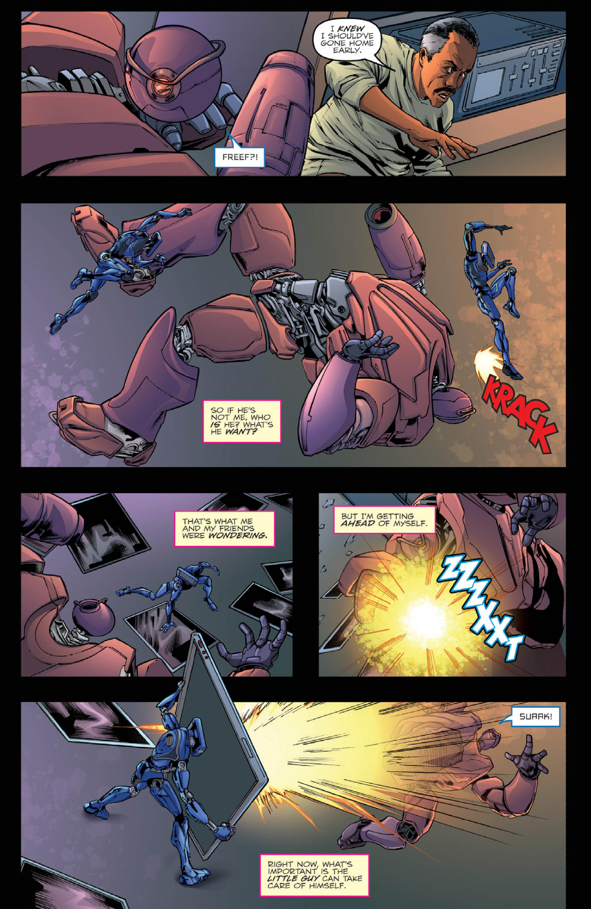 Read online Schick Hydrobot & the Transformers: A New Friend comic -  Issue # Full - 6
