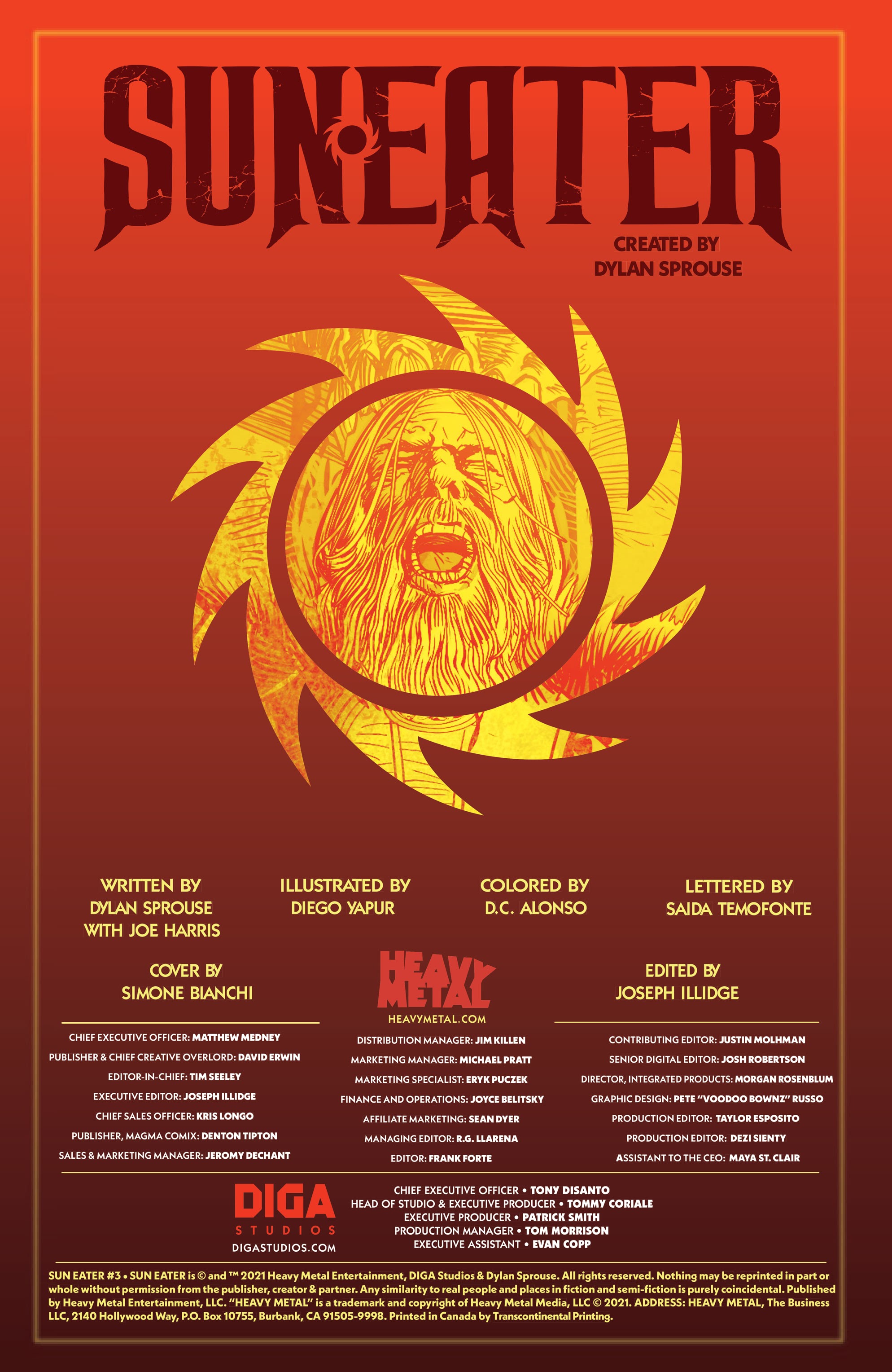 Read online Sun Eater comic -  Issue #3 - 2