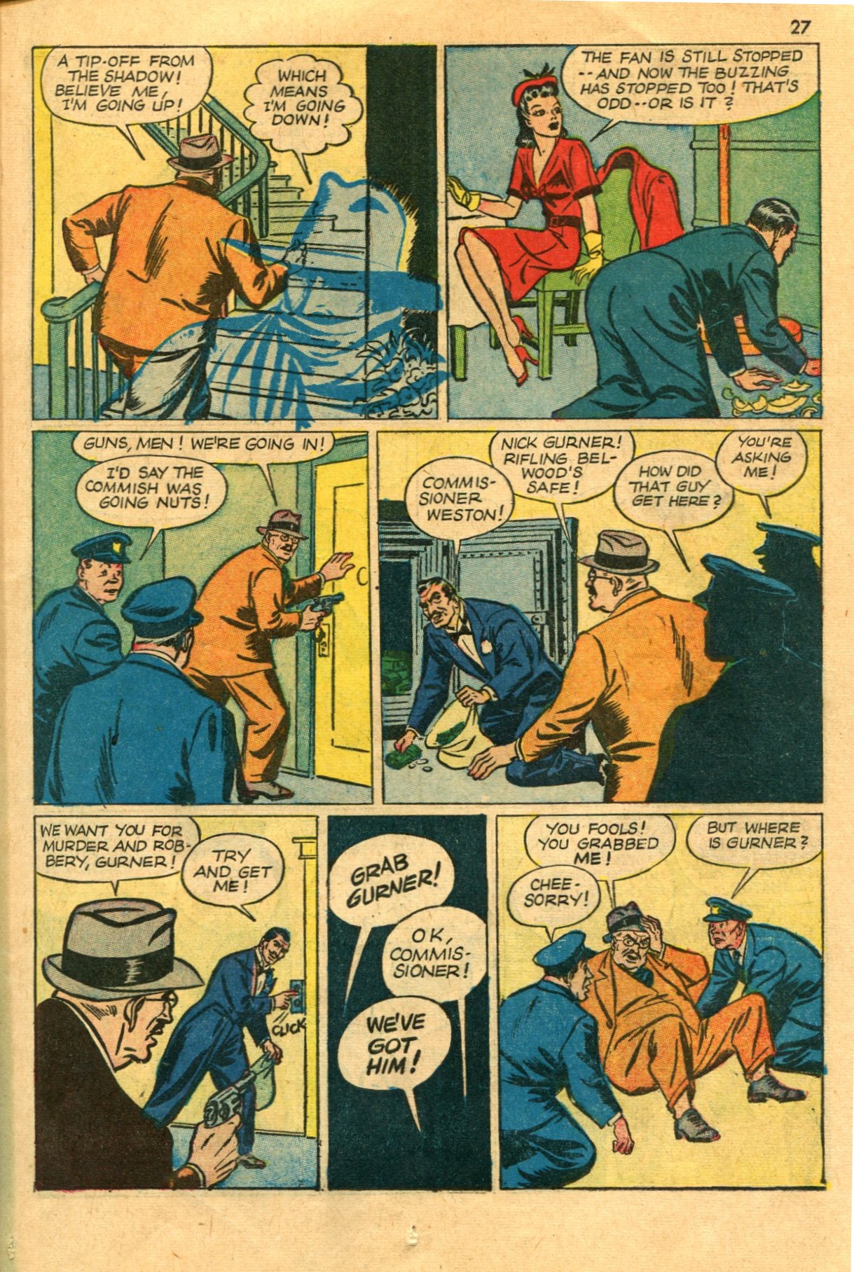 Read online Shadow Comics comic -  Issue #21 - 27