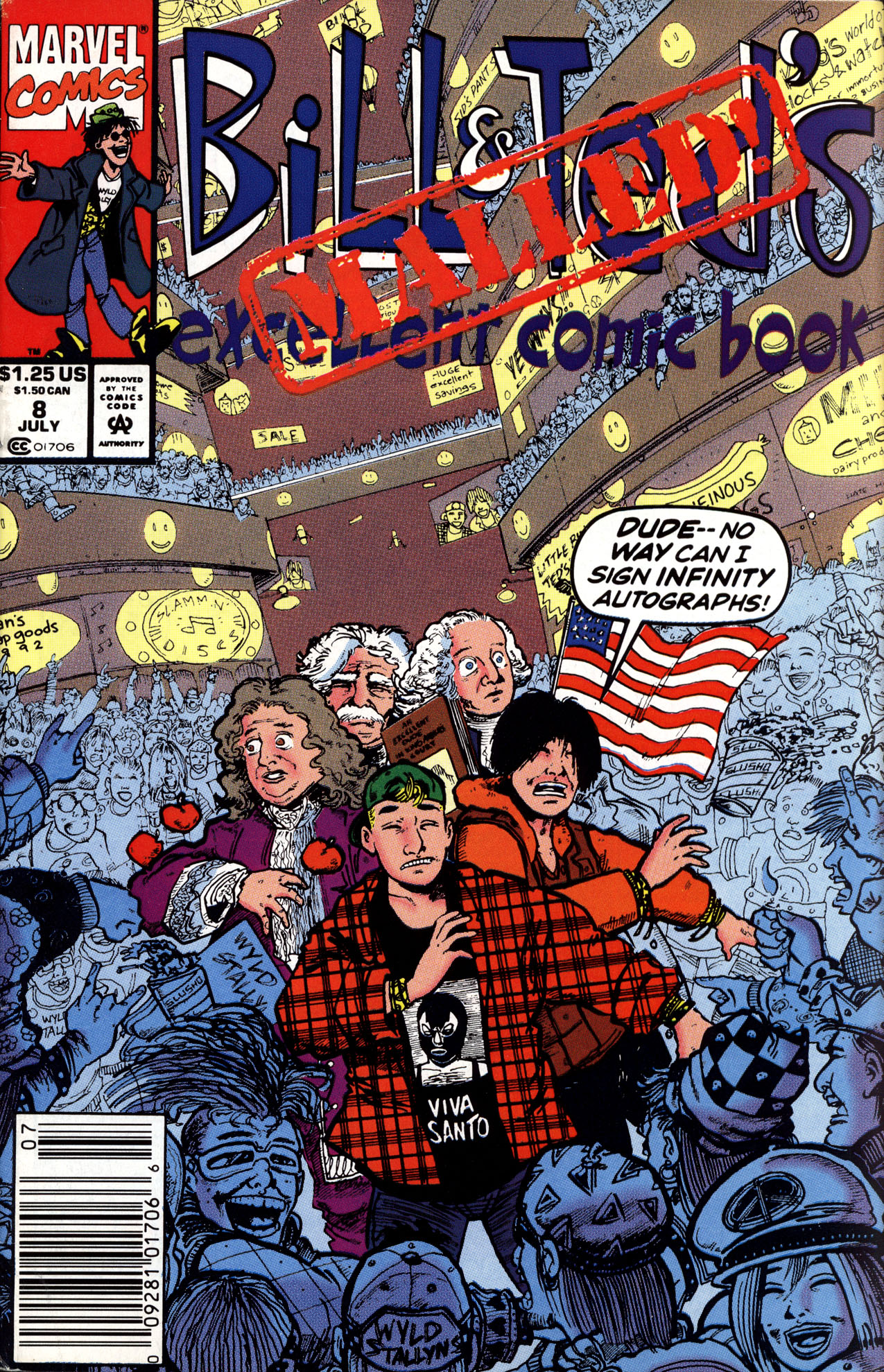 Read online Bill & Ted's Excellent Comic Book comic -  Issue #8 - 1