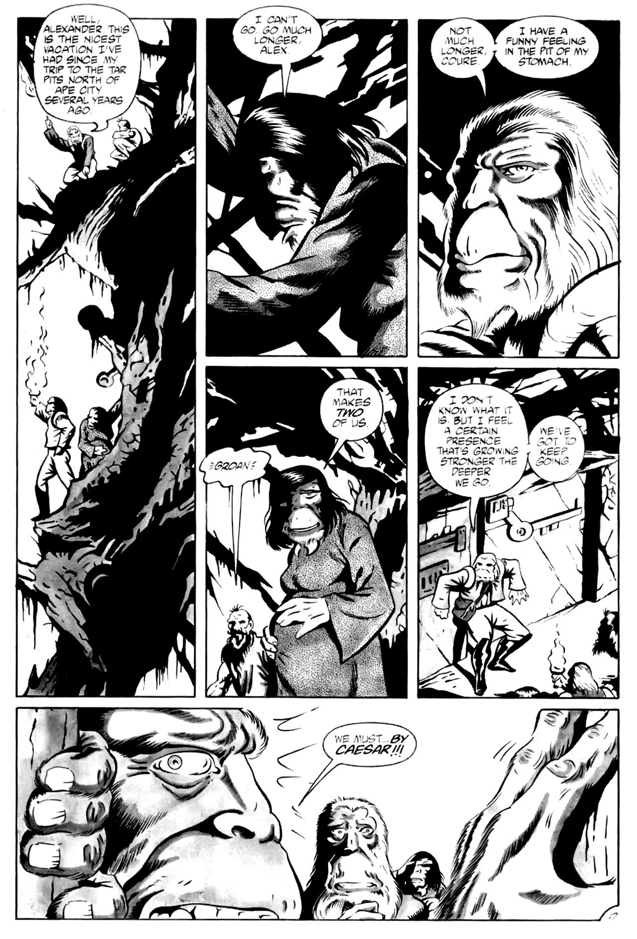 Read online Planet of the Apes (1990) comic -  Issue #2 - 19