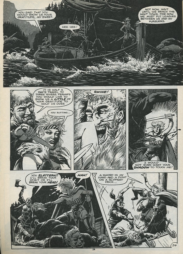 Read online The Savage Sword Of Conan comic -  Issue #179 - 26
