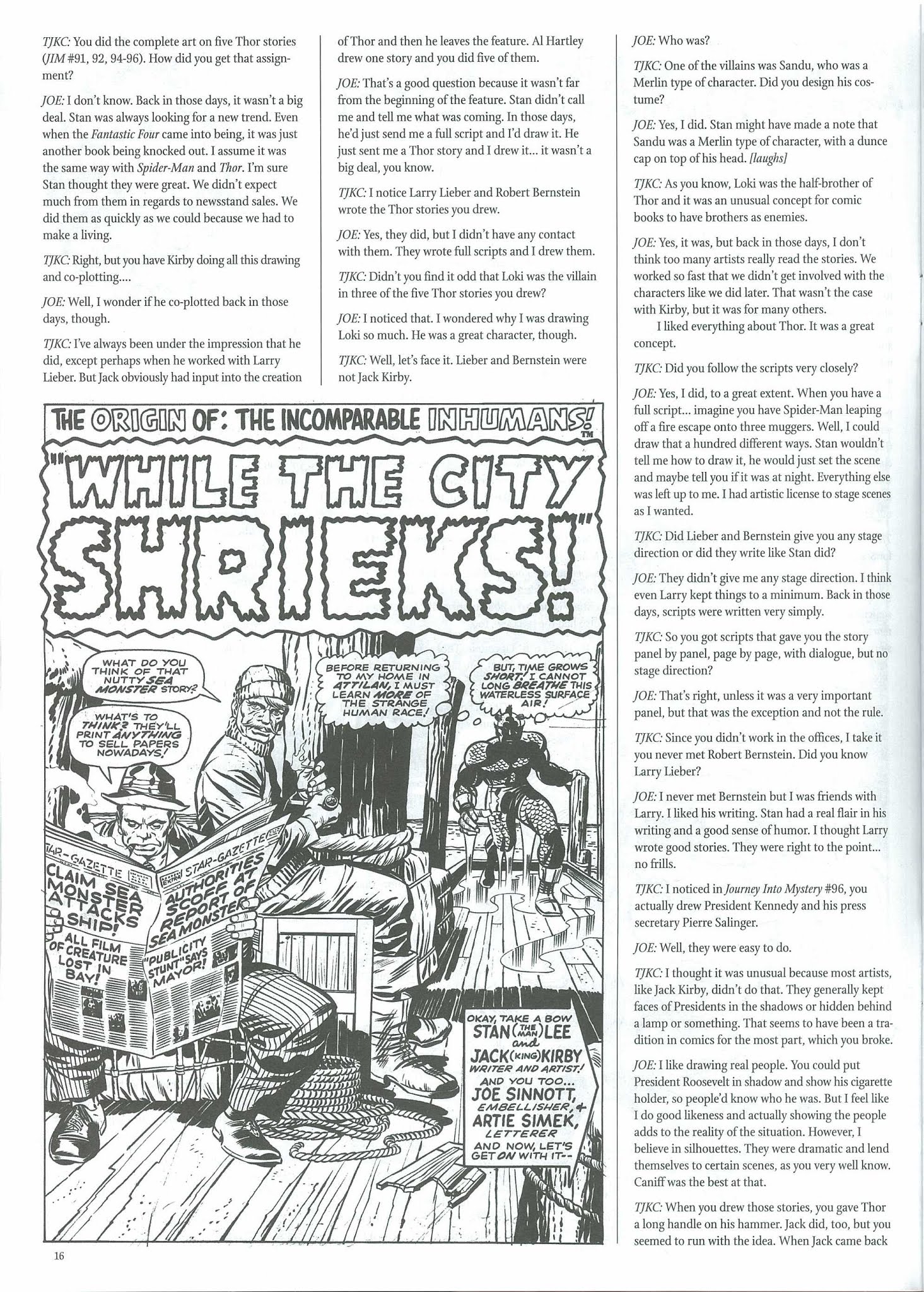 Read online The Jack Kirby Collector comic -  Issue #36 - 18