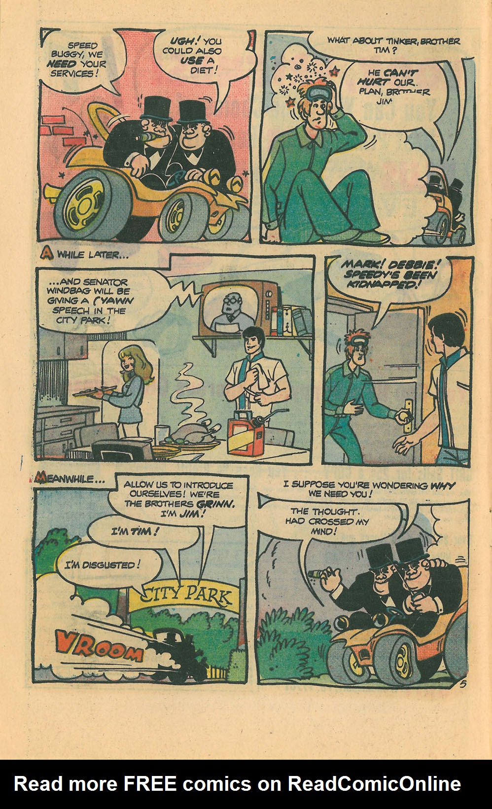 Read online Speed Buggy comic -  Issue #8 - 8