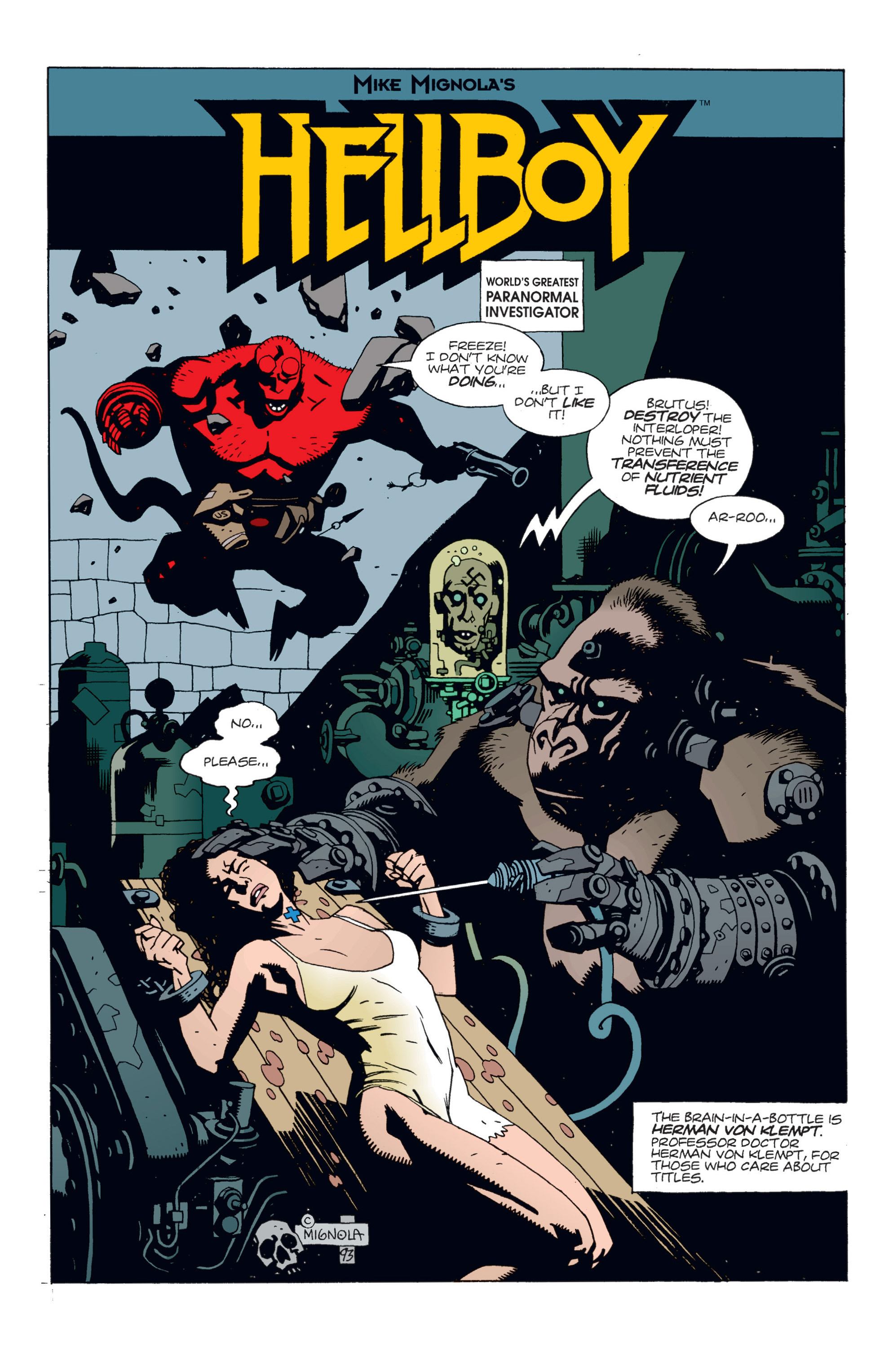 Read online Hellboy comic -  Issue #1 - 119