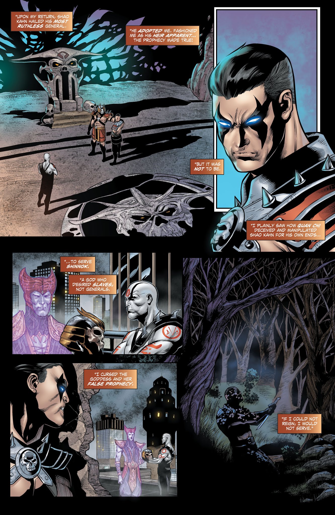 Read online Mortal Kombat X [I] comic -  Issue # _TPB 3 - 32