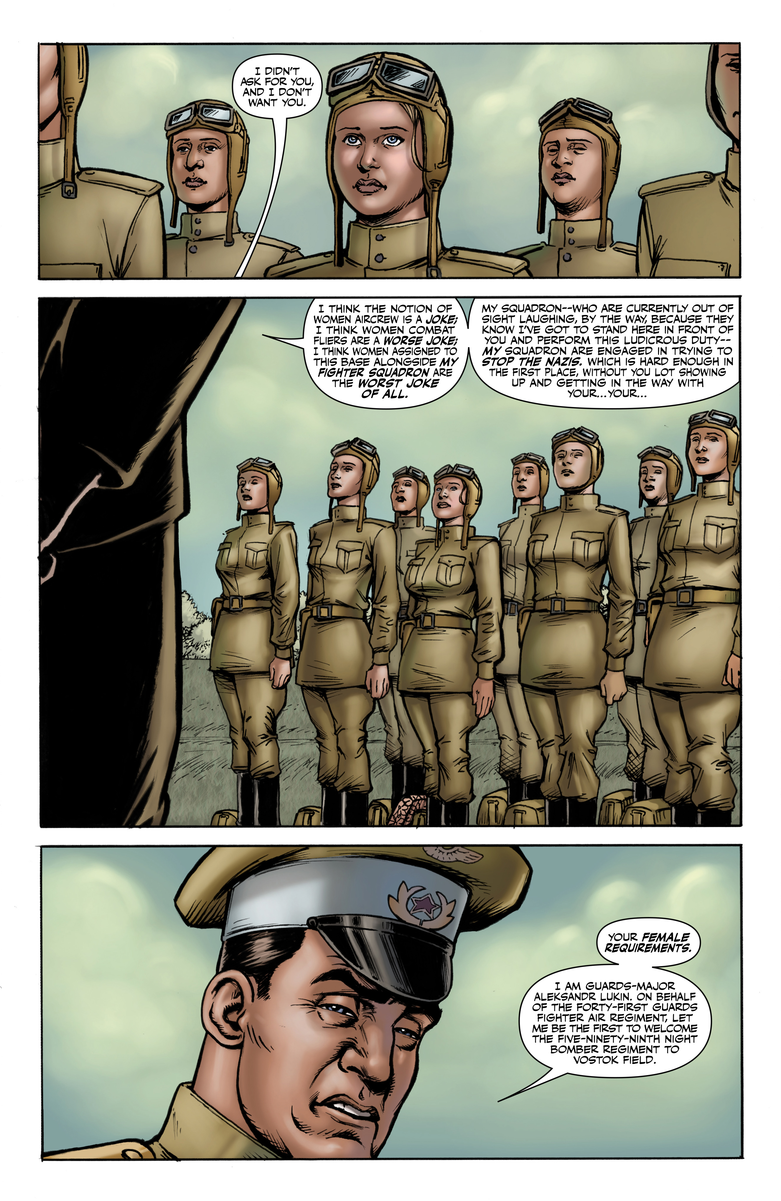 Read online Battlefields: The Night Witches comic -  Issue # TPB - 8