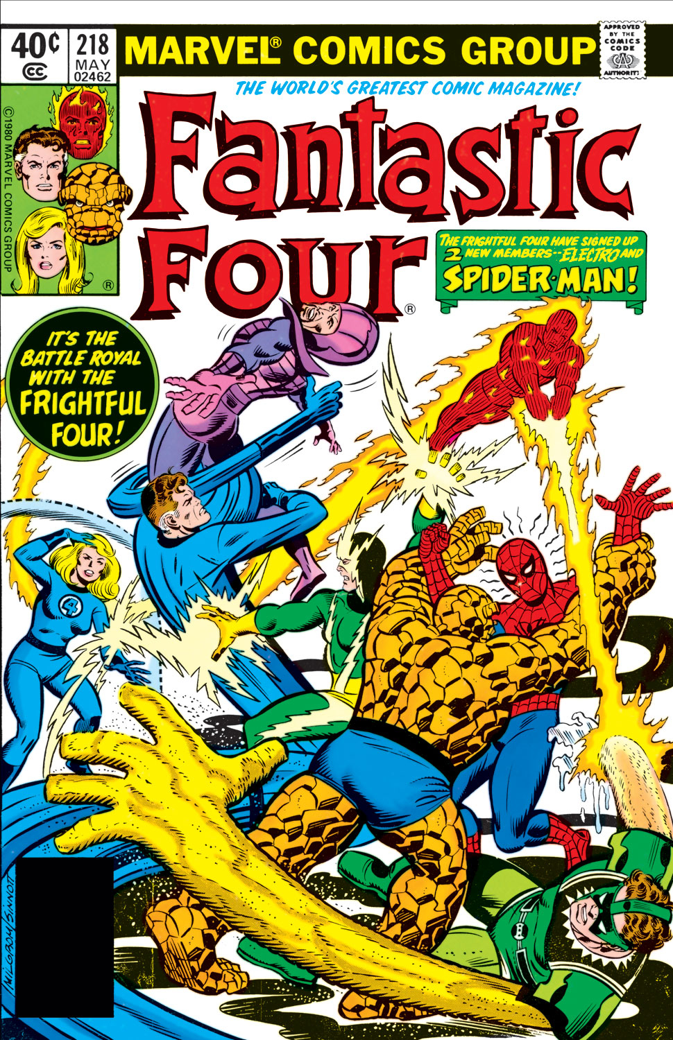 Read online Fantastic Four (1961) comic -  Issue #218 - 1