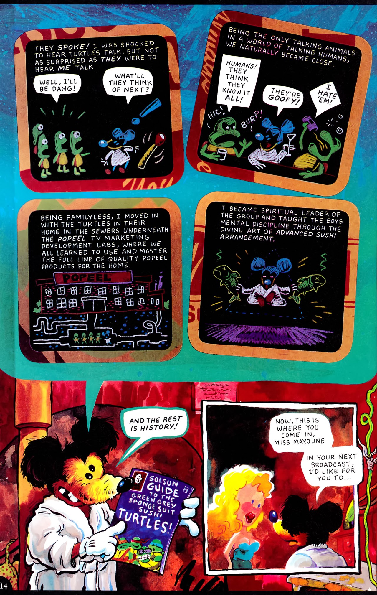 Read online Green-Grey Sponge-Suit Sushi Turtles comic -  Issue # Full - 16