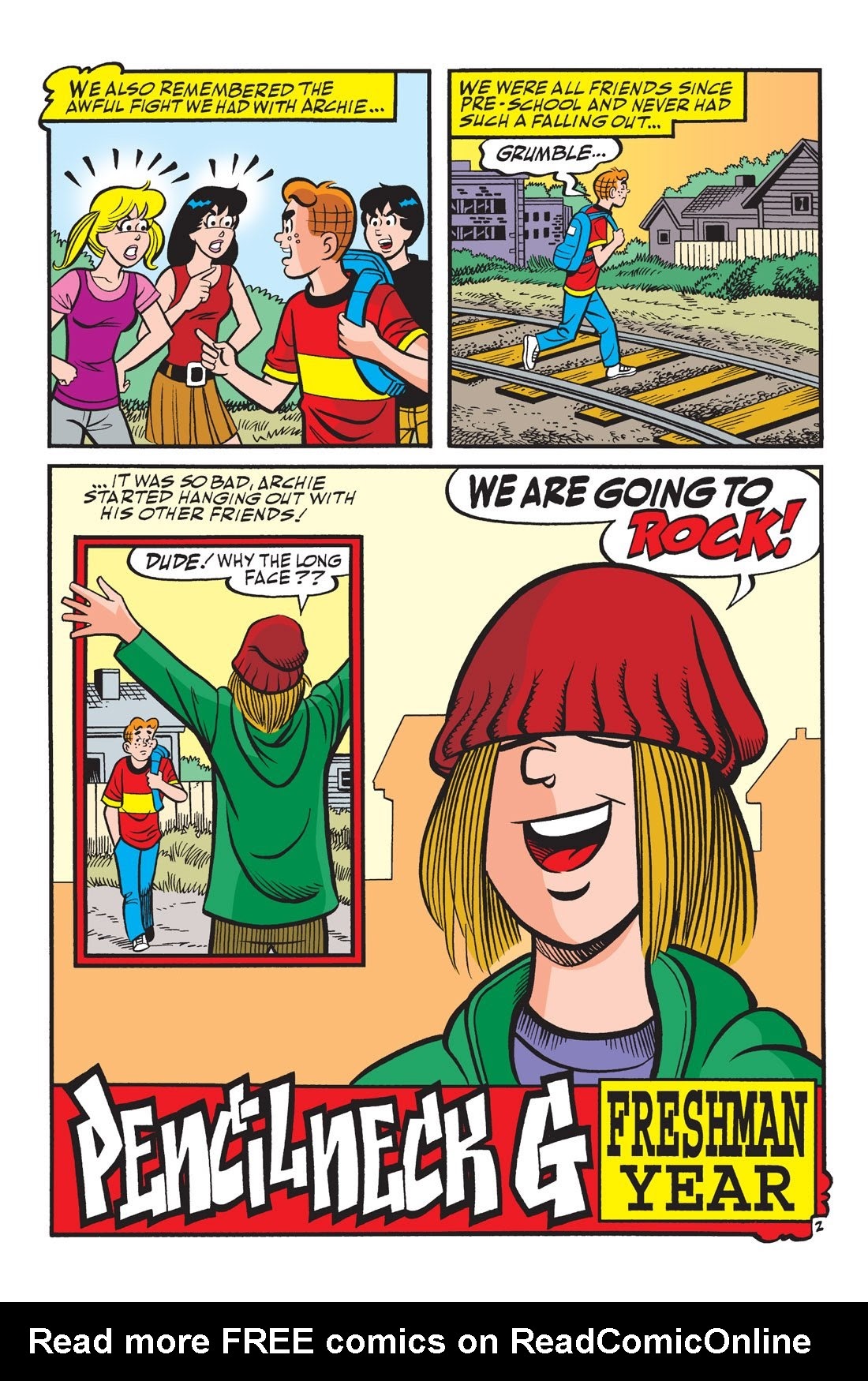 Read online Archie Freshman Year comic -  Issue # TPB 2 - 102