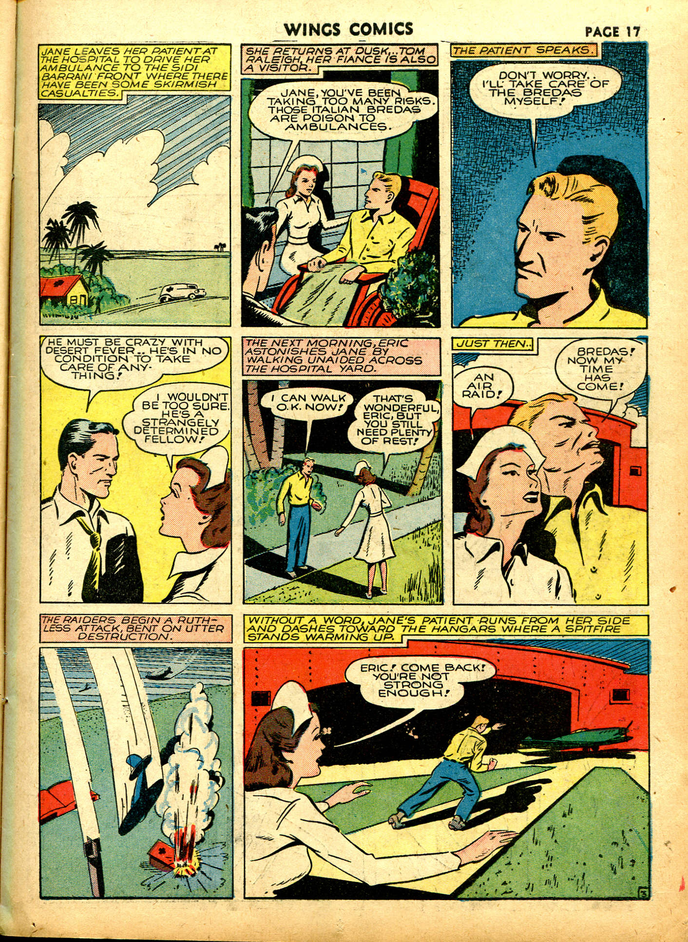 Read online Wings Comics comic -  Issue #6 - 19