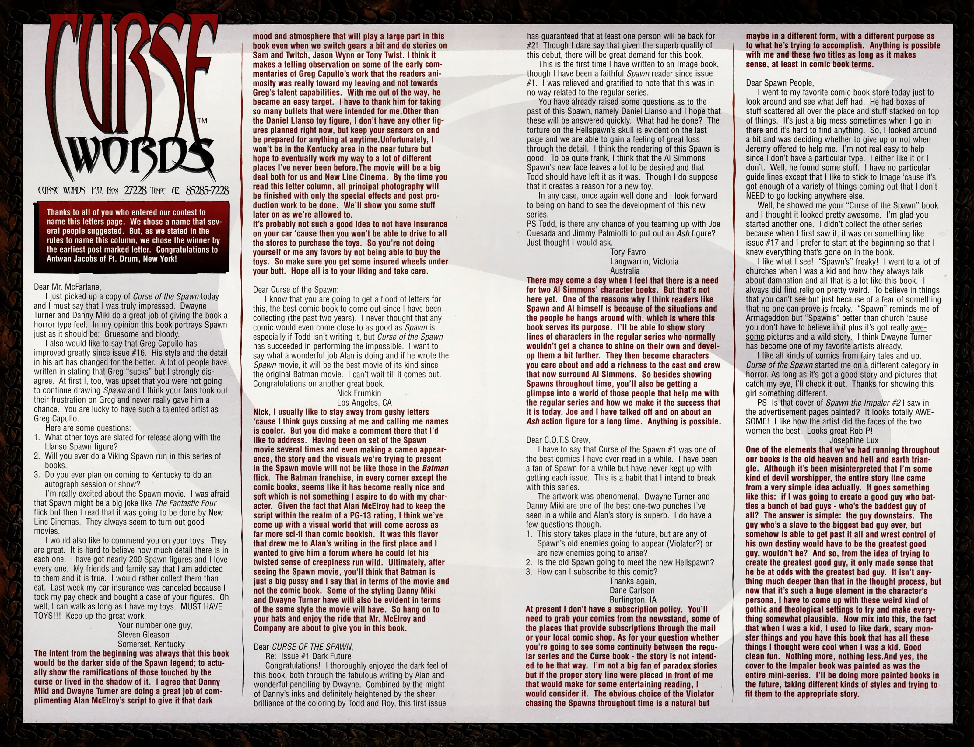 Read online Curse of the Spawn comic -  Issue #3 - 26