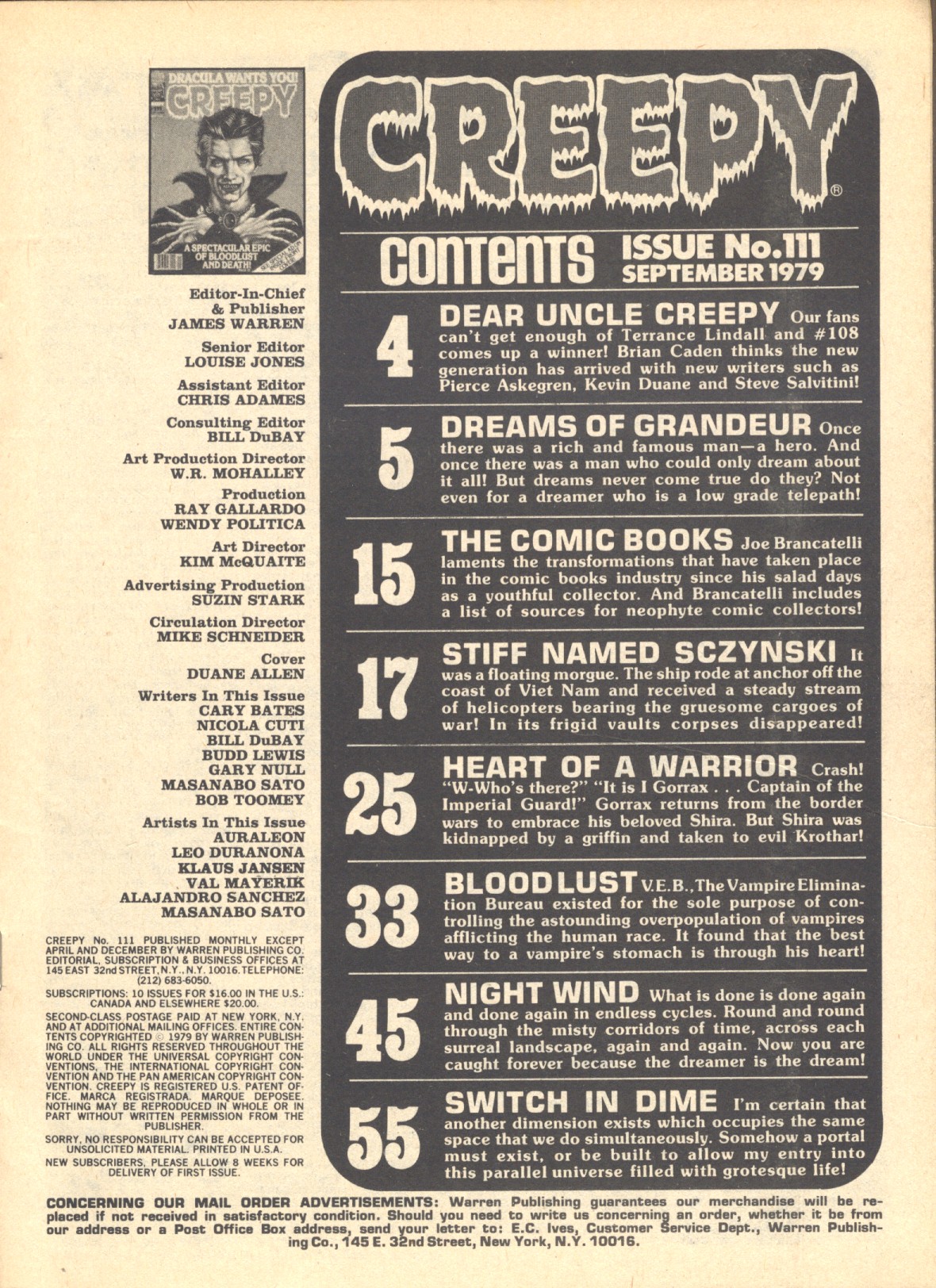 Creepy (1964) Issue #111 #111 - English 3