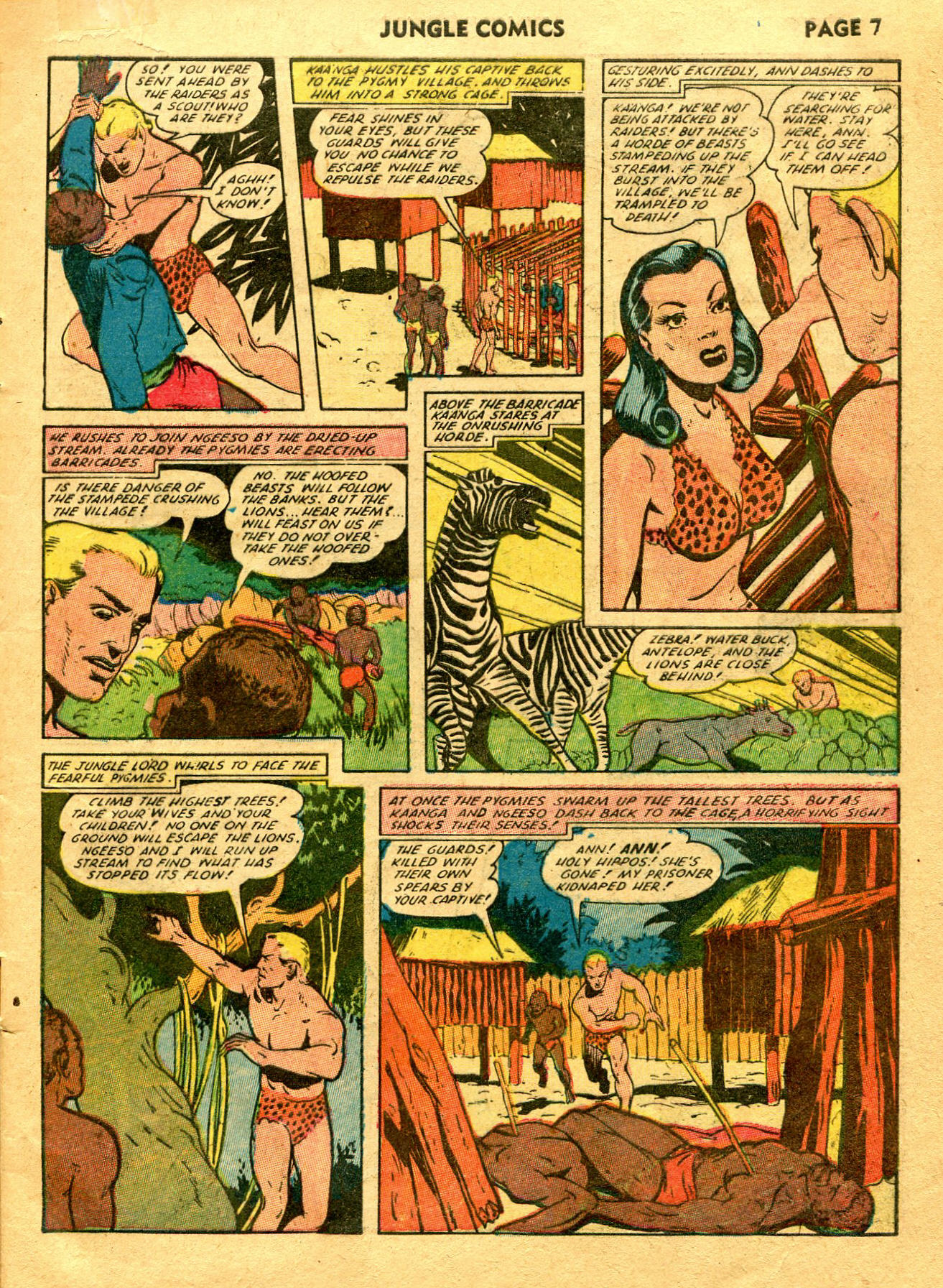 Read online Jungle Comics comic -  Issue #33 - 9