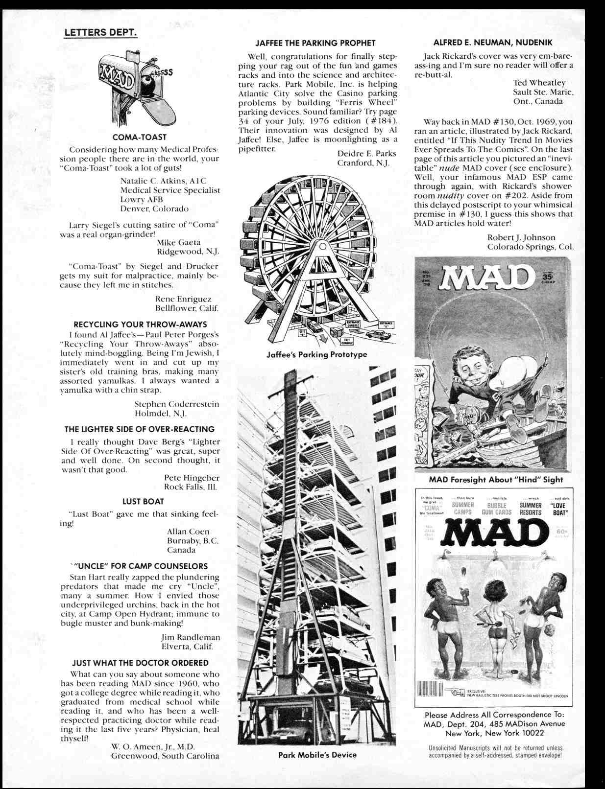 Read online MAD comic -  Issue #204 - 4