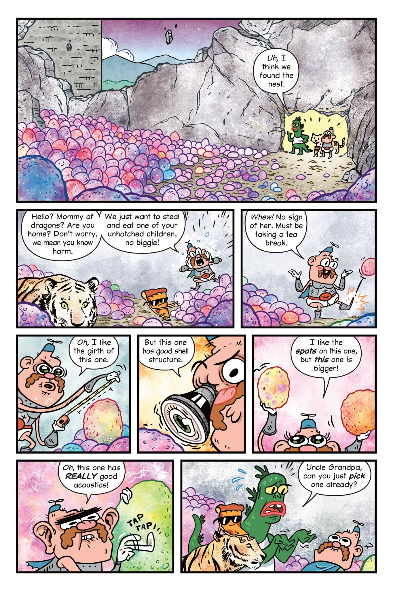 Read online Uncle Grandpa and the Time Casserole comic -  Issue # TPB - 120