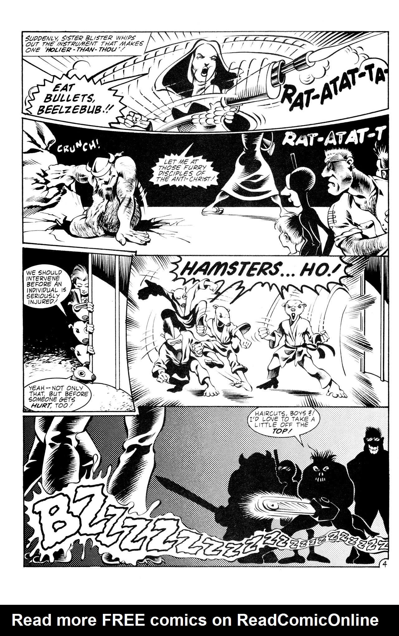 Read online Adolescent Radioactive Black Belt Hamsters comic -  Issue #6 - 6