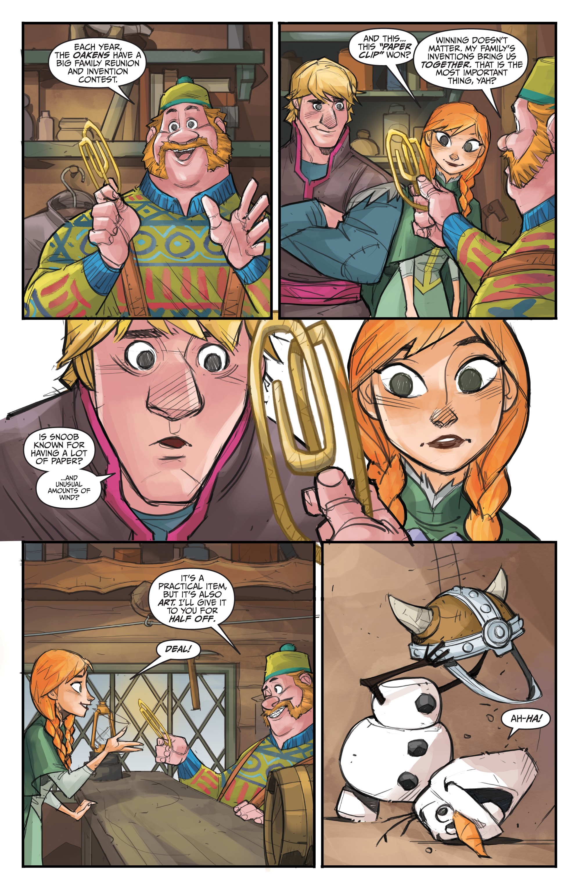 Read online Disney Frozen: Reunion Road comic -  Issue #1 - 12
