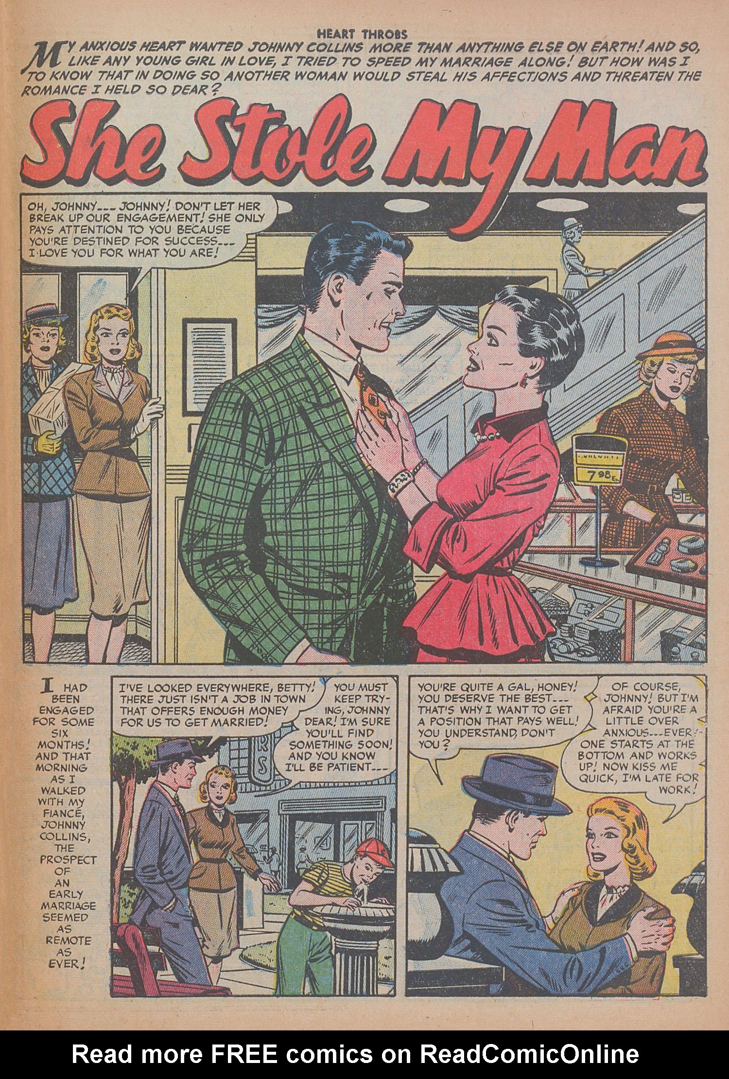 Read online Heart Throbs comic -  Issue #27 - 27