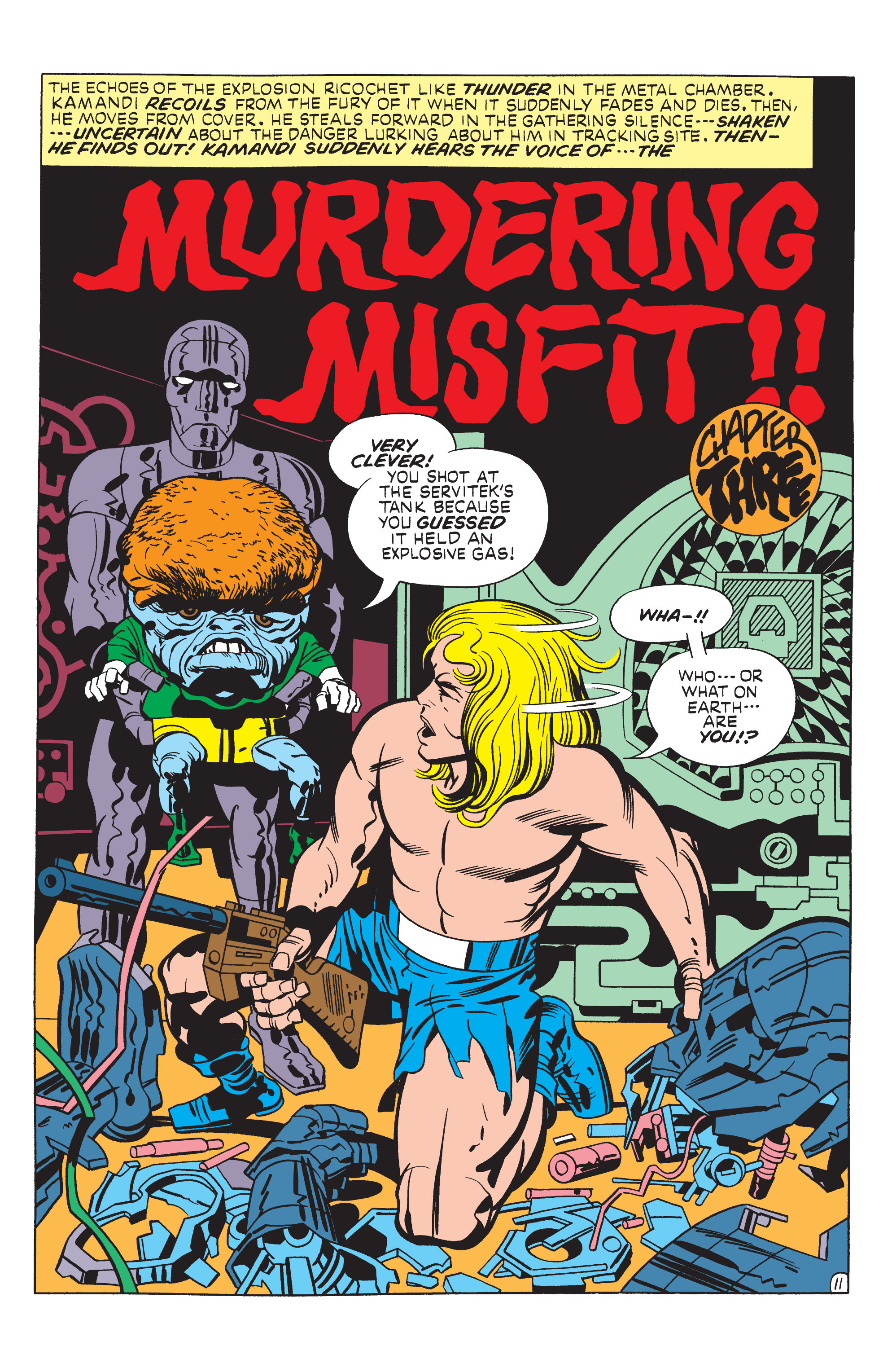 Read online Kamandi, The Last Boy On Earth comic -  Issue #9 - 11