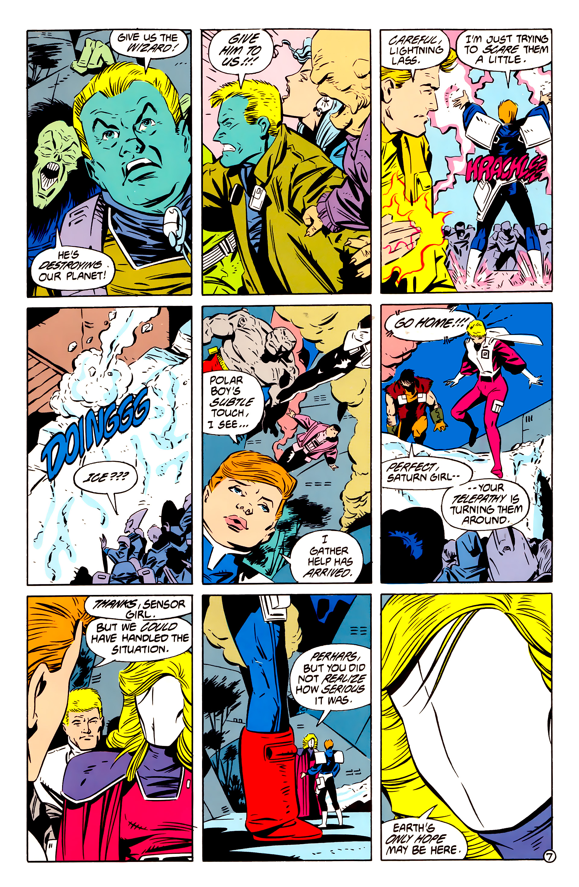 Read online Legion of Super-Heroes (1984) comic -  Issue #61 - 8